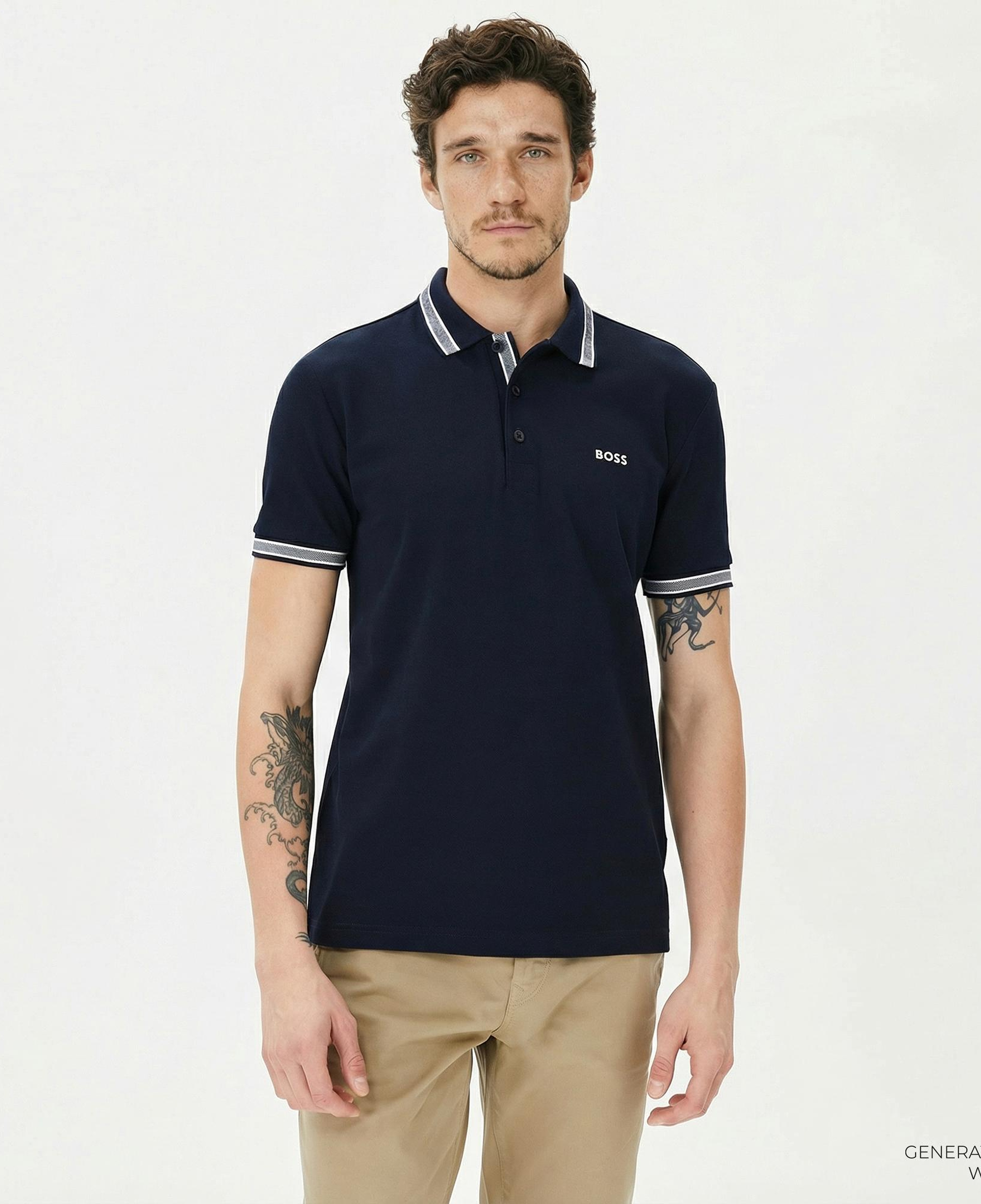 Boss Paddy Erkek Mavi Polo