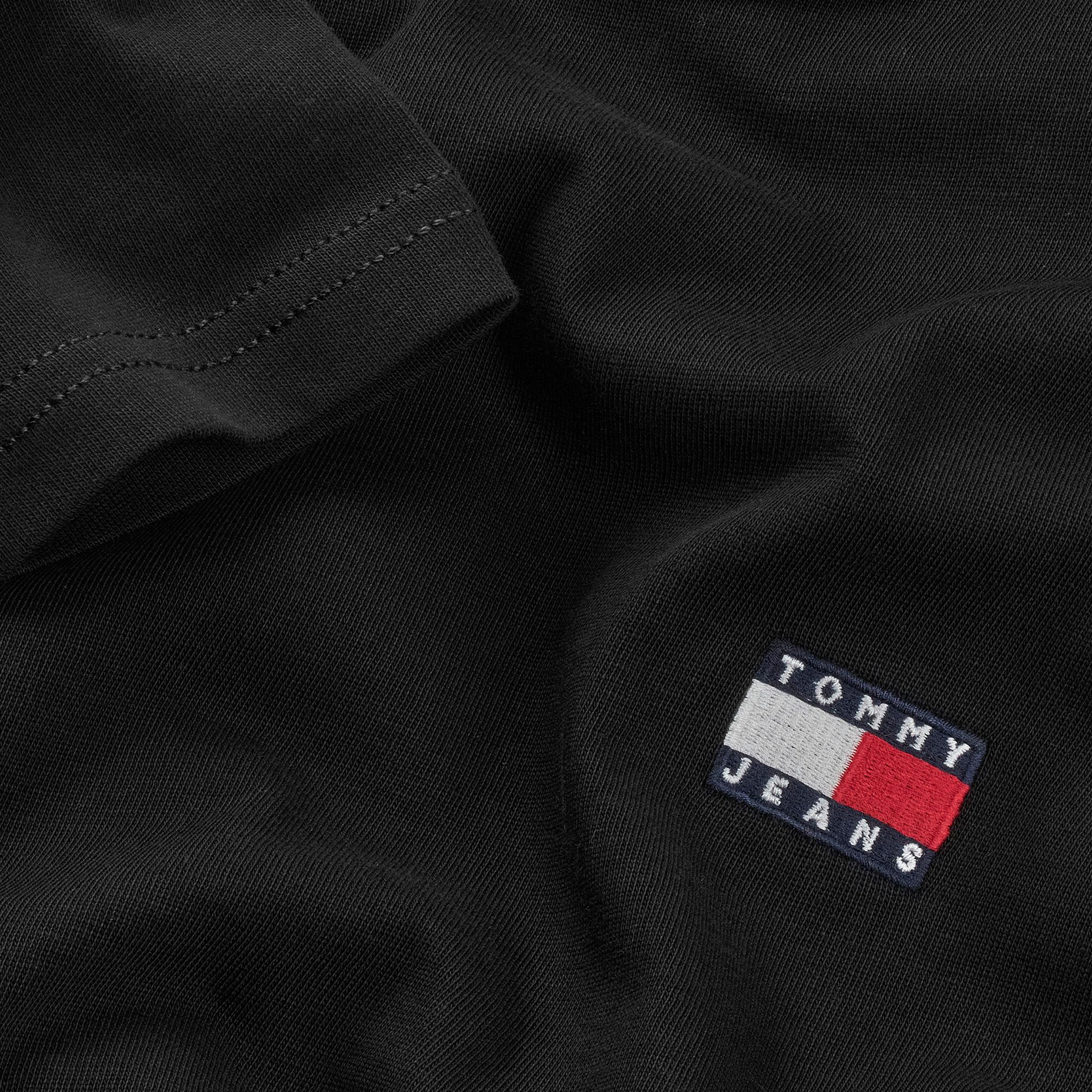 Tommy Hilfiger Badge Erkek Siyah T-Shirt