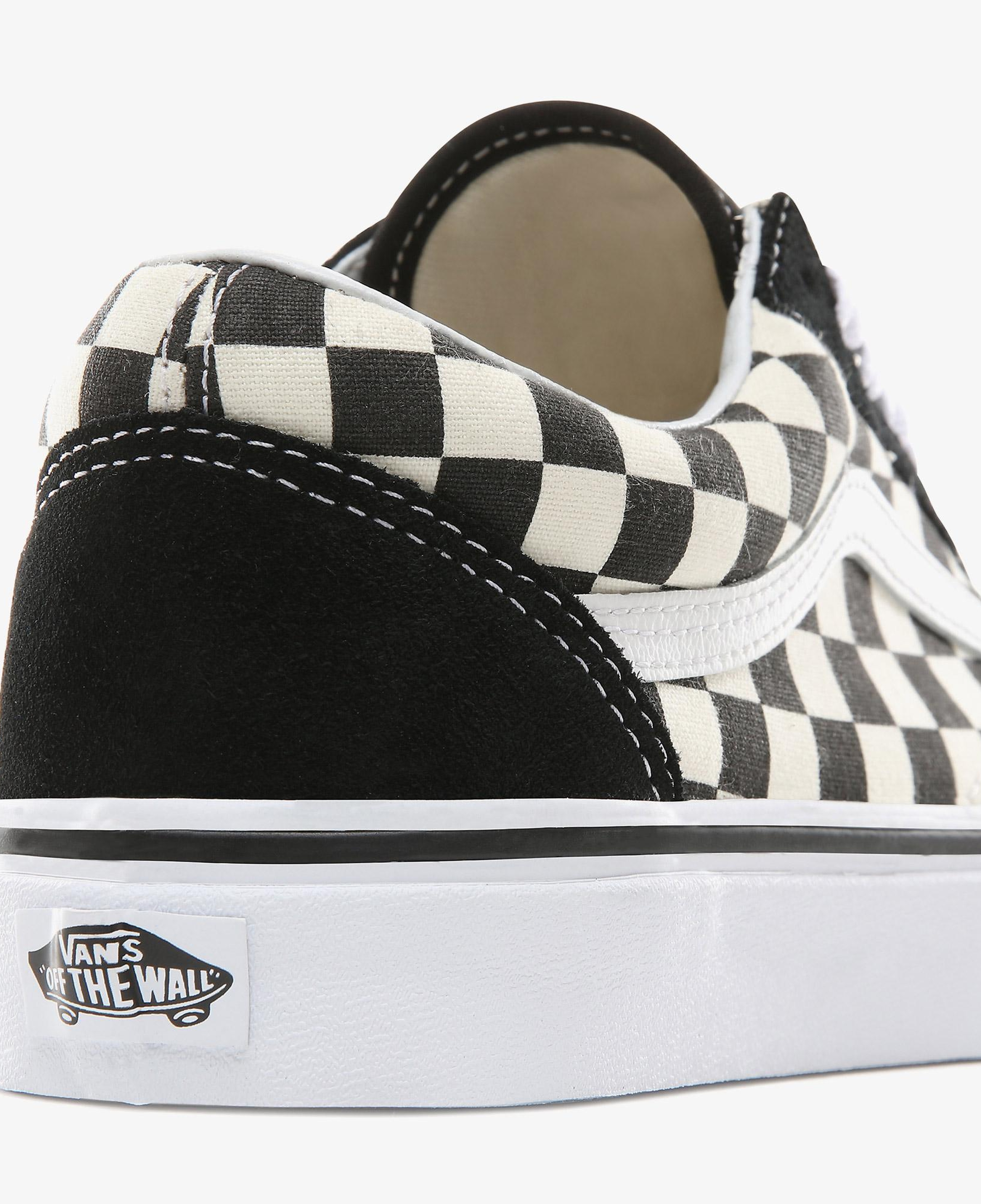 Vans Old Skool Unisex Damalı Siyah Sneaker