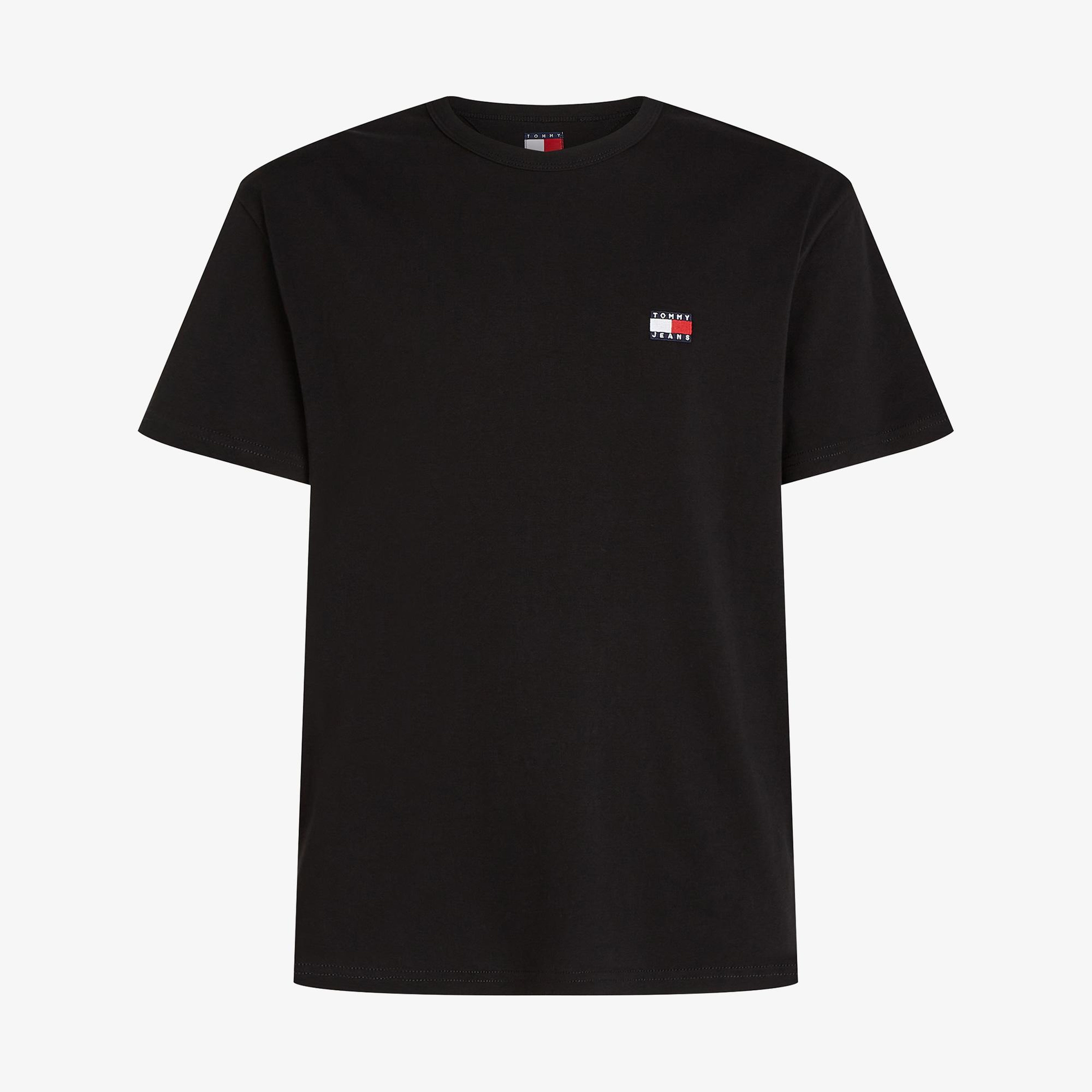 Tommy Hilfiger Badge Erkek Siyah T-Shirt