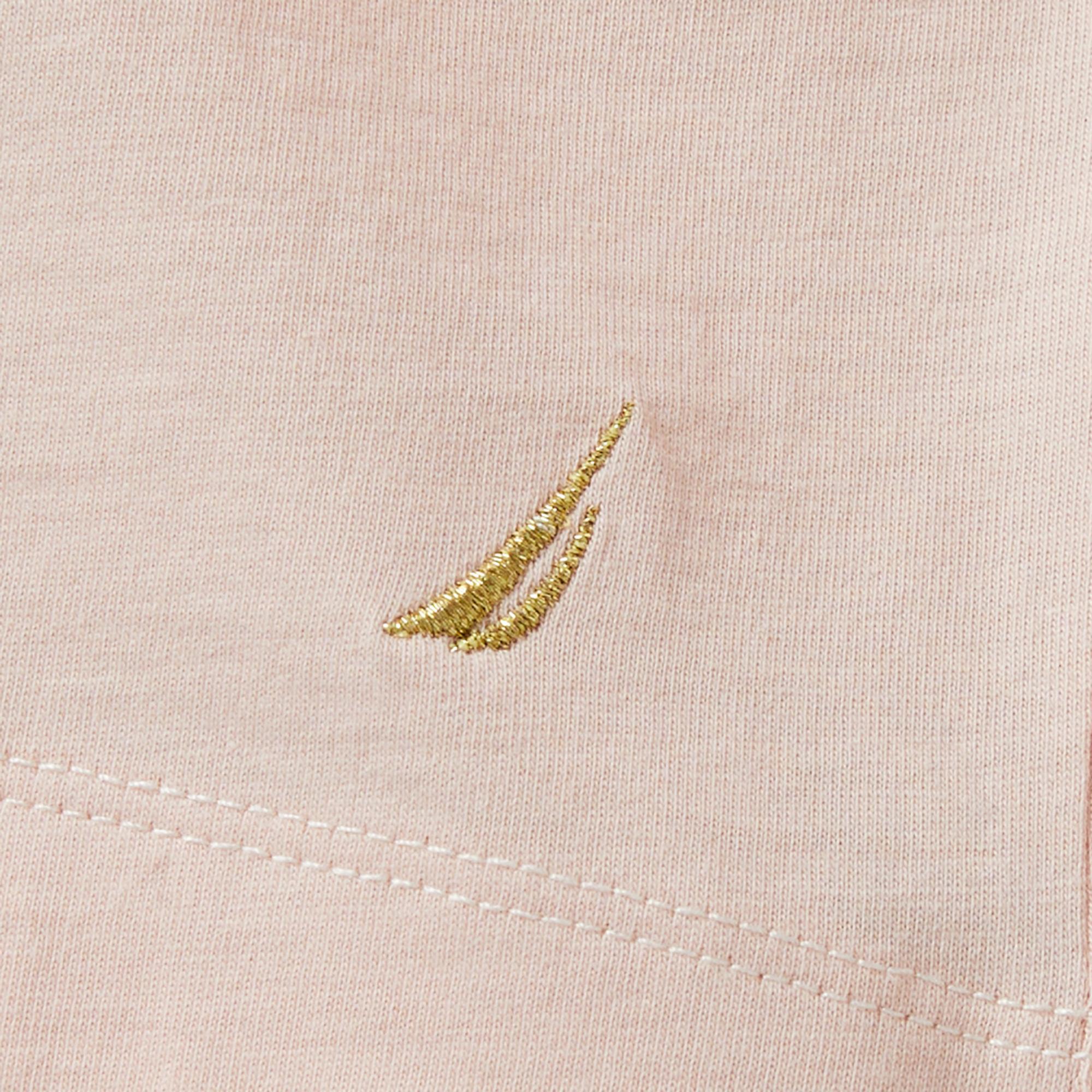 Nautica Kadın Pembe Regular Fit Renk Bloklu T-Shirt