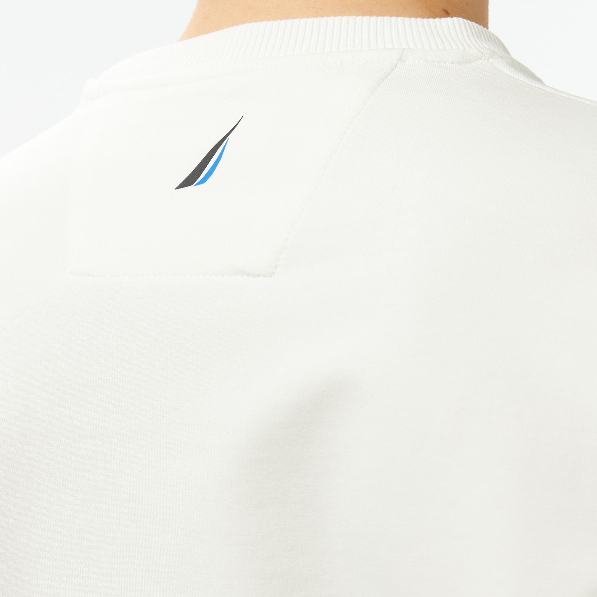 Nautica Erkek Krem Rengi Regular Fit Sweatshirt