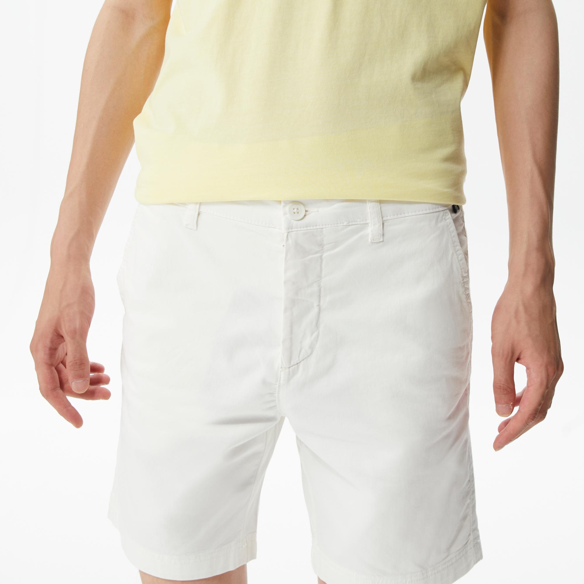 Nautica Erkek Beyaz Slim Fit Şort