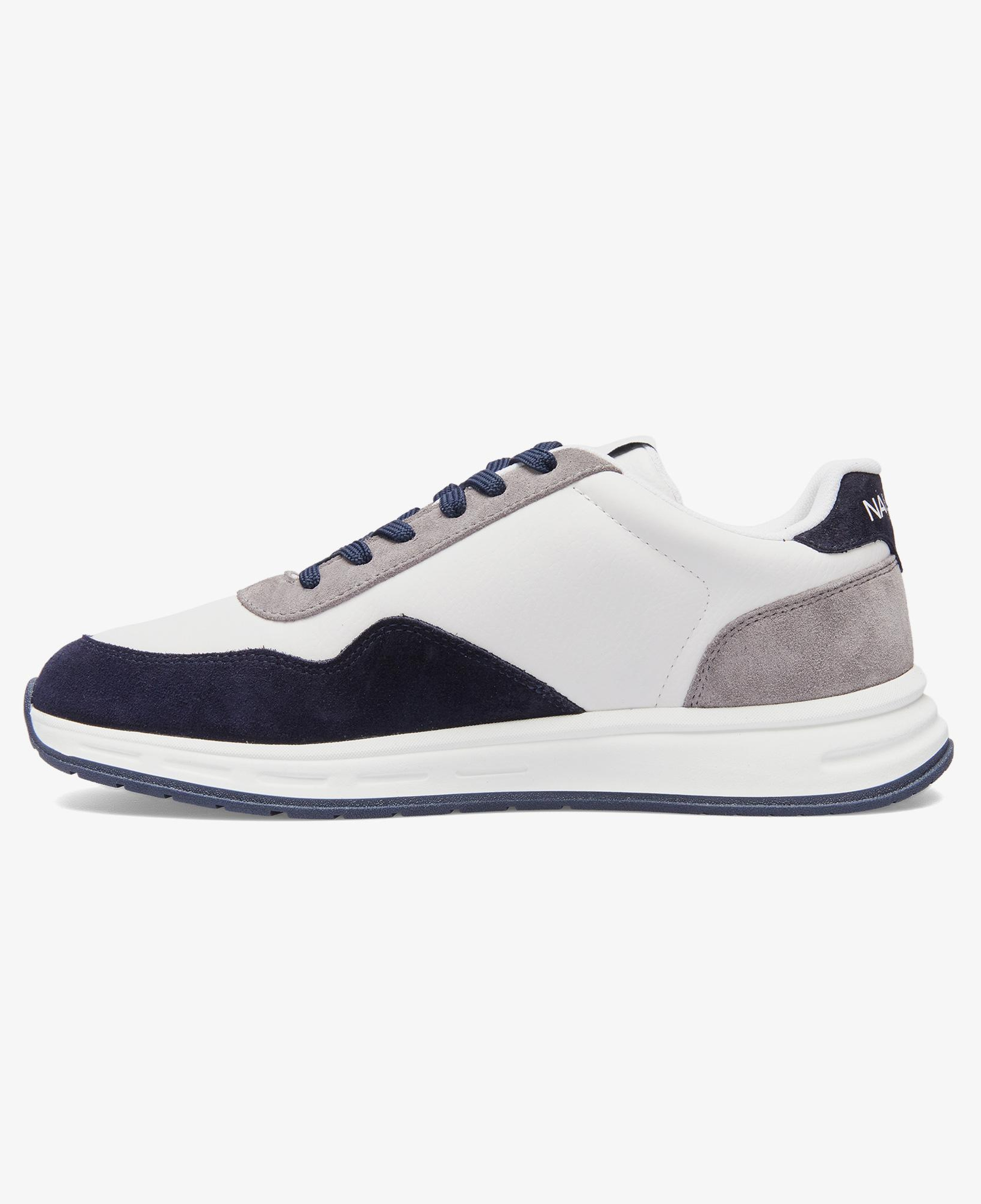 Nautica Erkek Lacivert Renk Bloklu Sneaker
