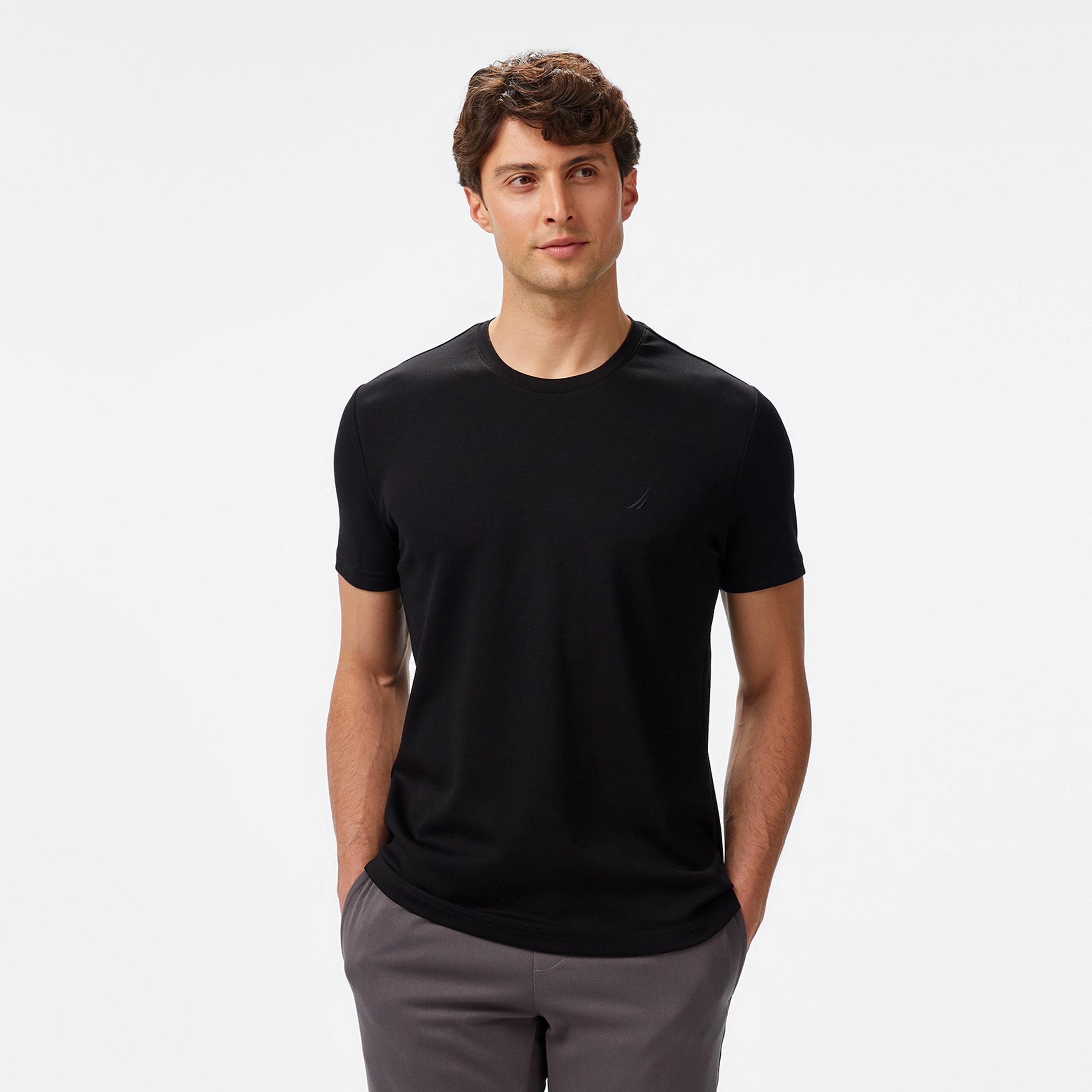 Nautica Erkek Siyah Classic Fit T-Shirt