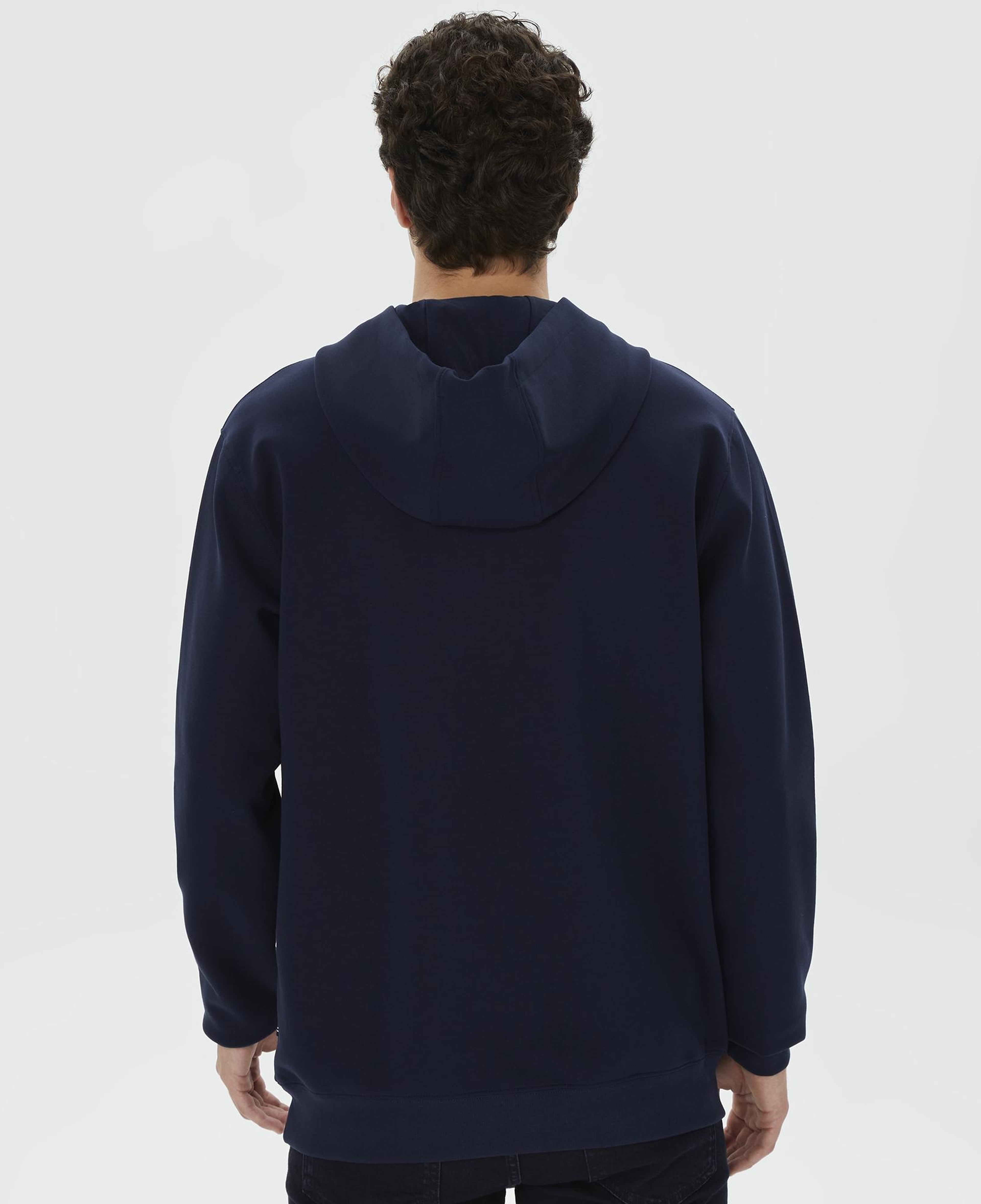Nautica Erkek Lacivert Standart Fit Kapüşonlu Sweatshirt