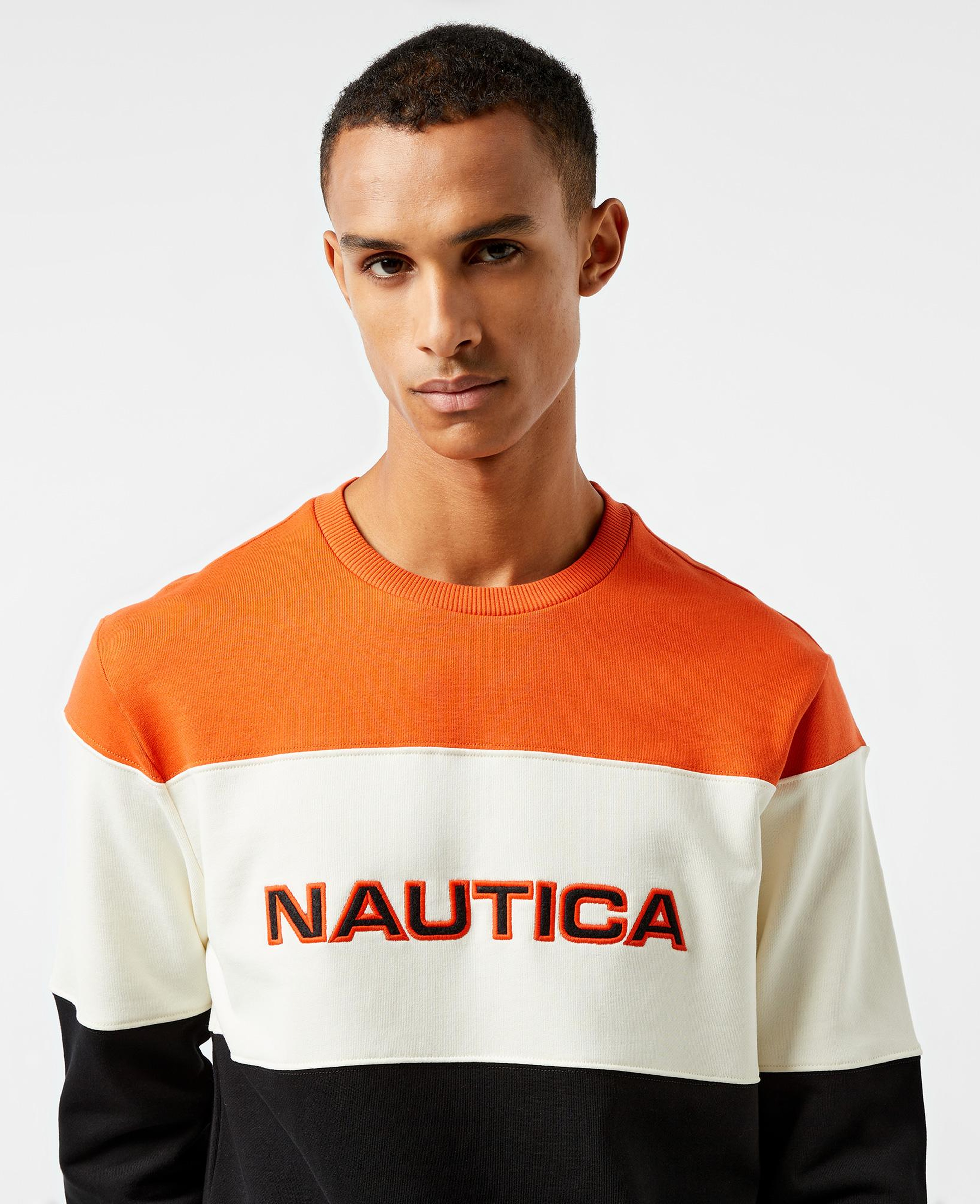 Nautica Erkek Turuncu Regular Fit Sweatshirt