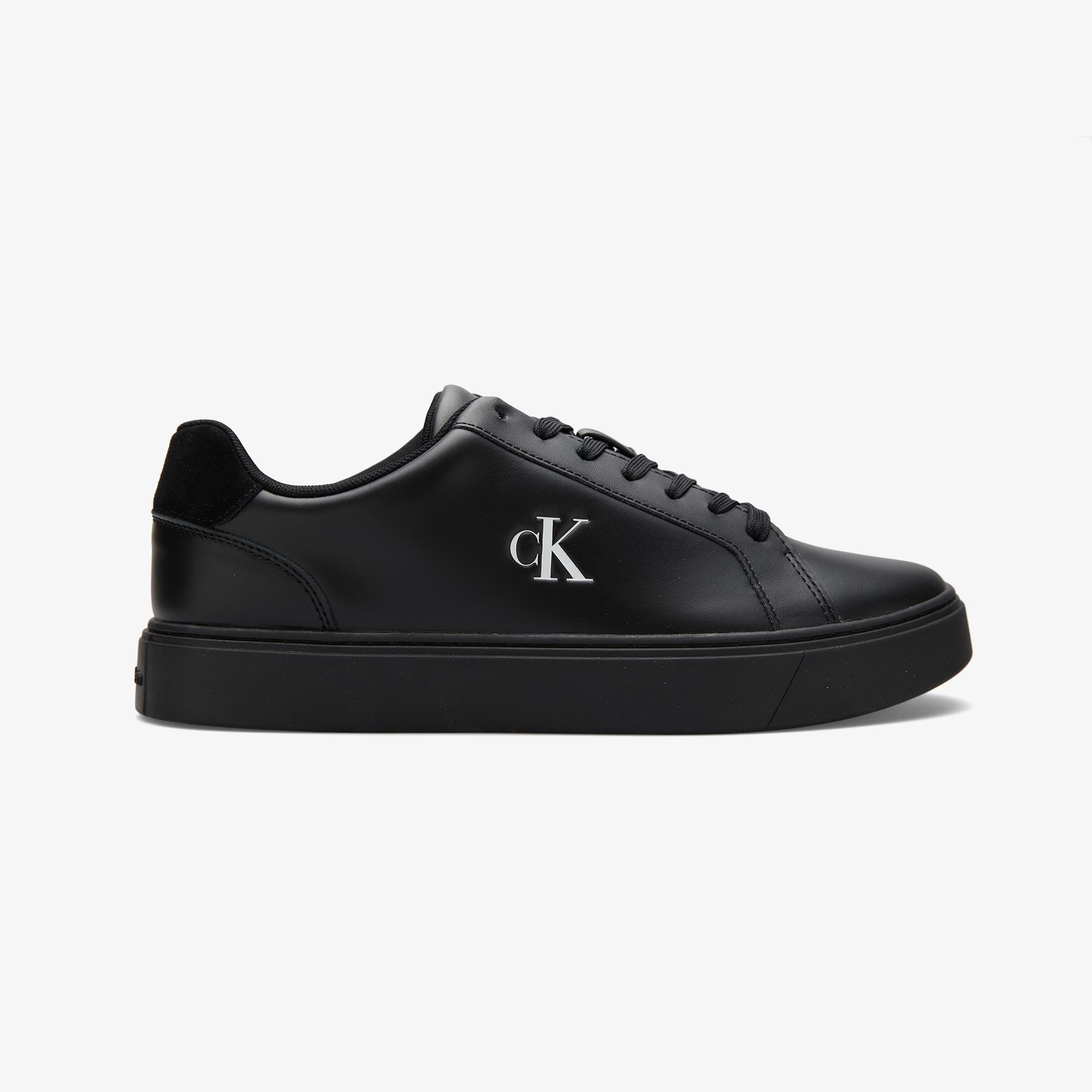 Calvin Klein Classic Cupsole Lace Up Erkek Siyah Sneaker