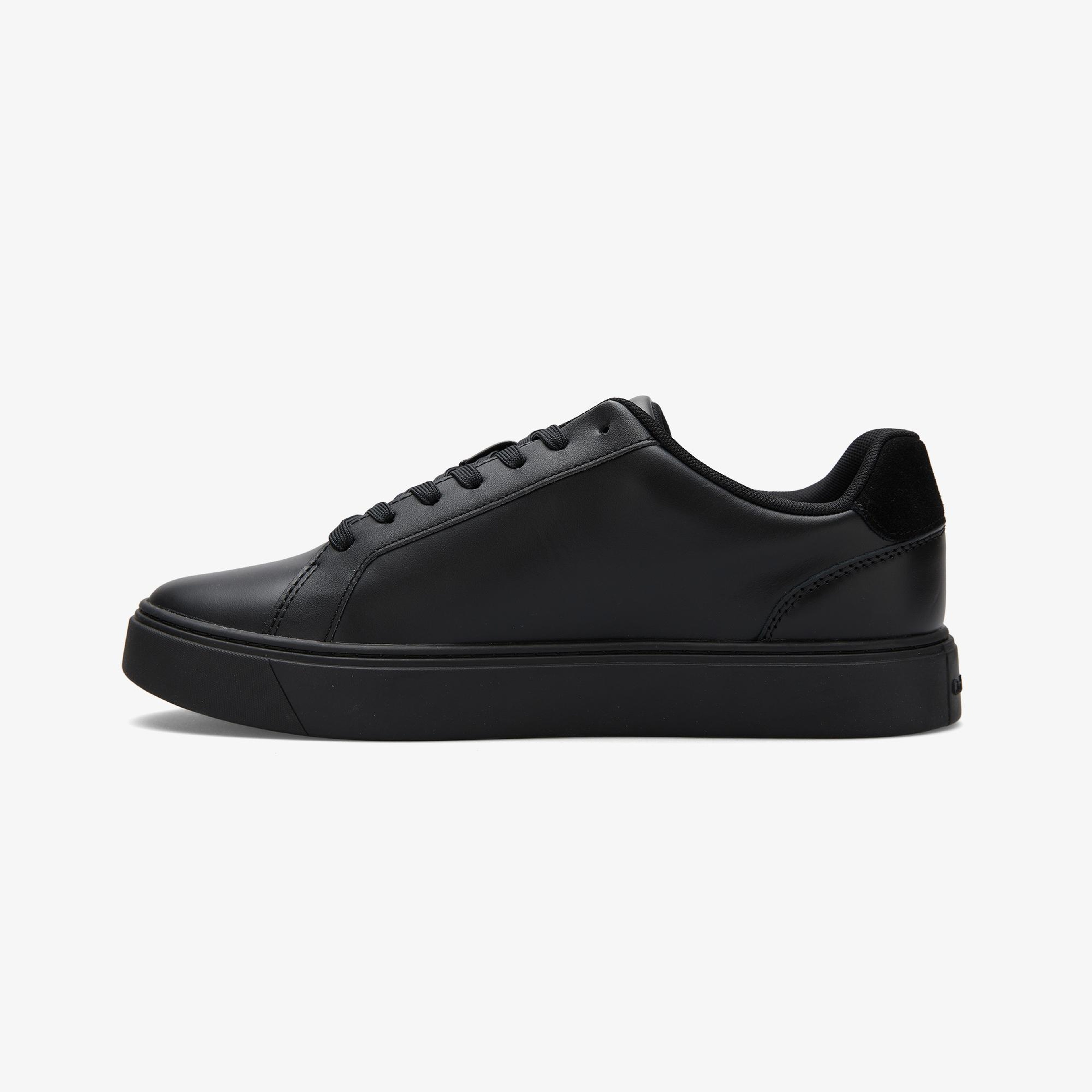 Calvin Klein Classic Cupsole Lace Up Erkek Siyah Sneaker