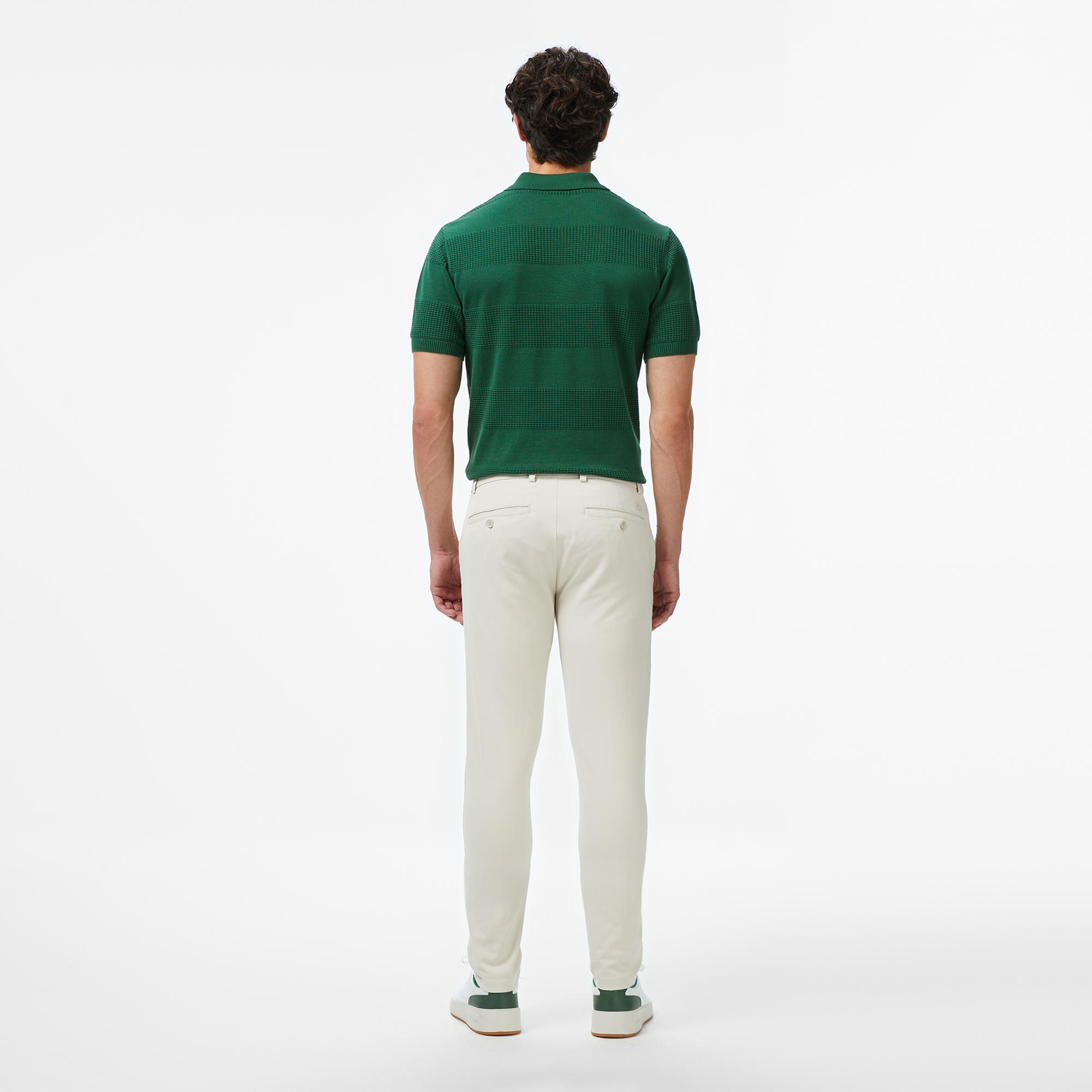 Lacoste Erkek Slim Fit Gri Chino Pantolon
