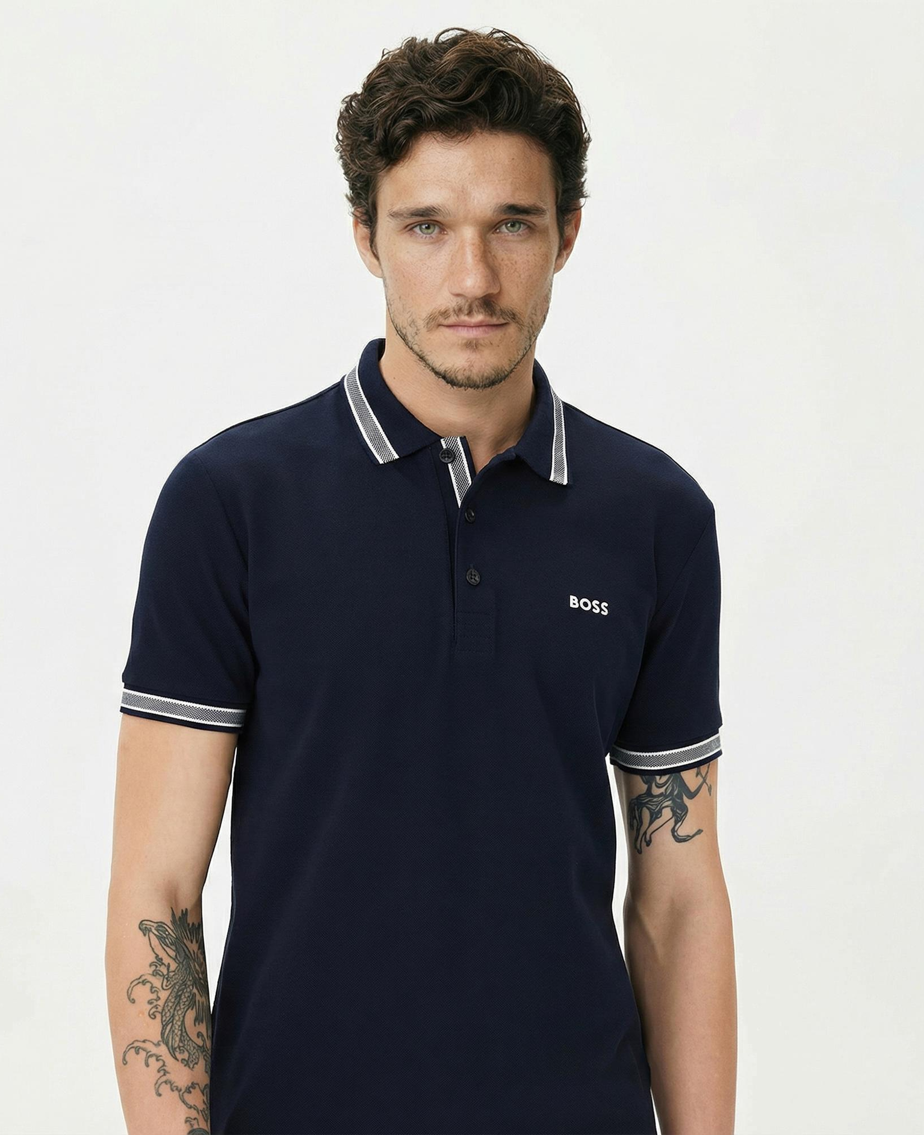 Boss Paddy Erkek Mavi Polo