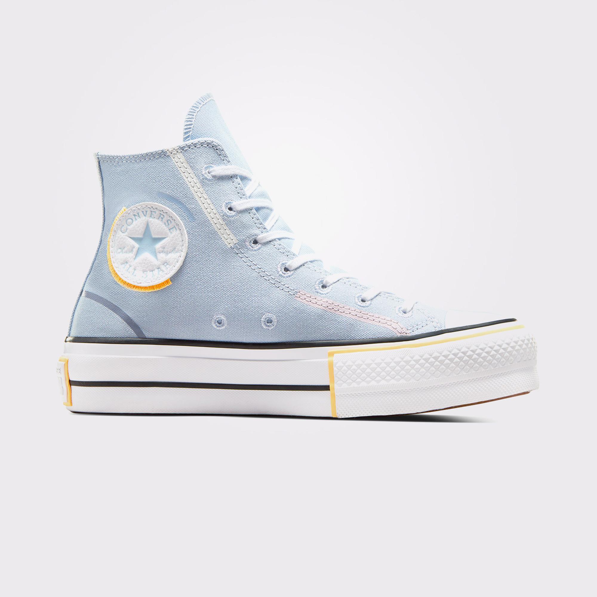 Converse Chuck Taylor All Star Lift Unisex Mavi Platform Sneaker