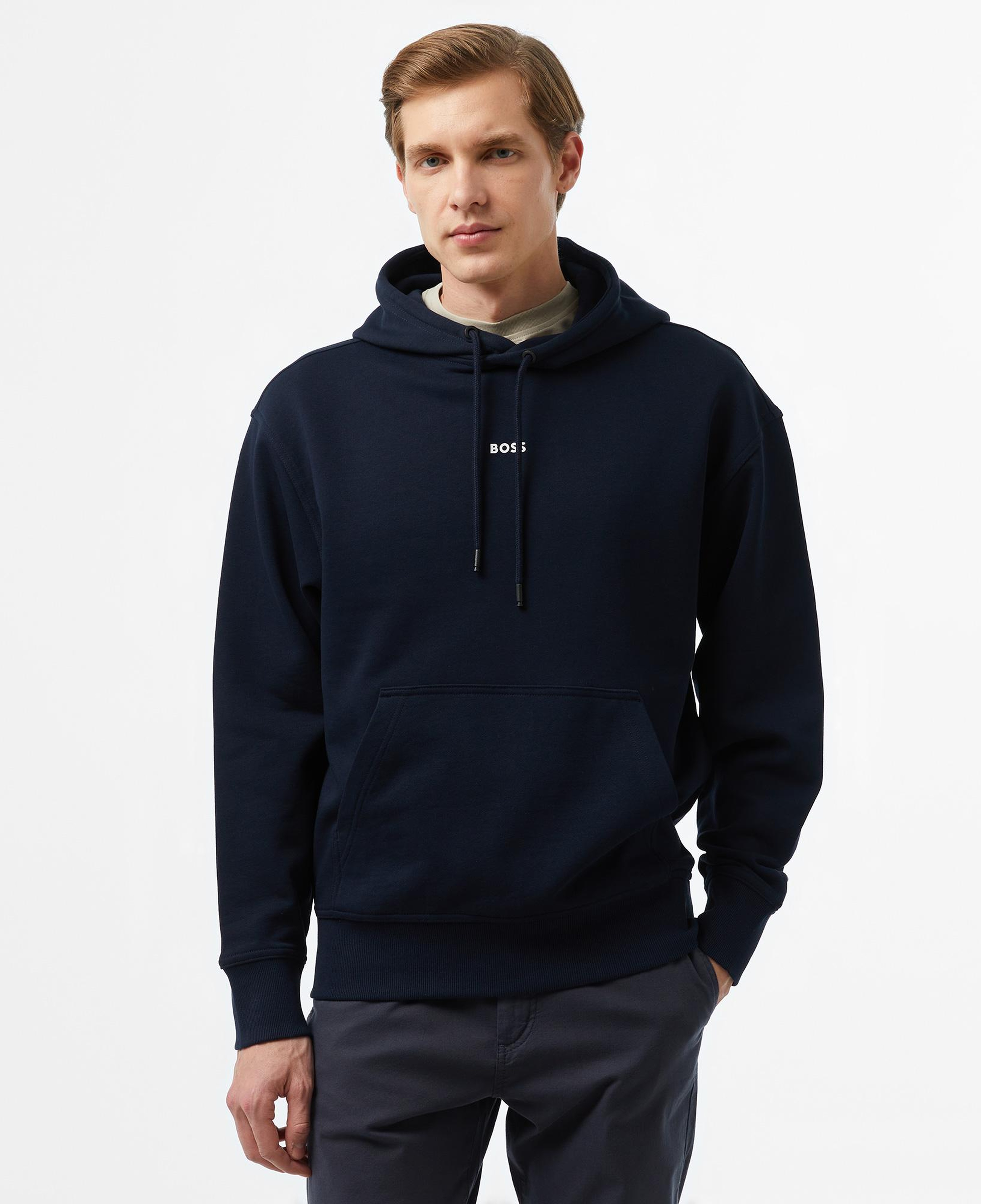 Boss Erkek Mavi Sweatshirt
