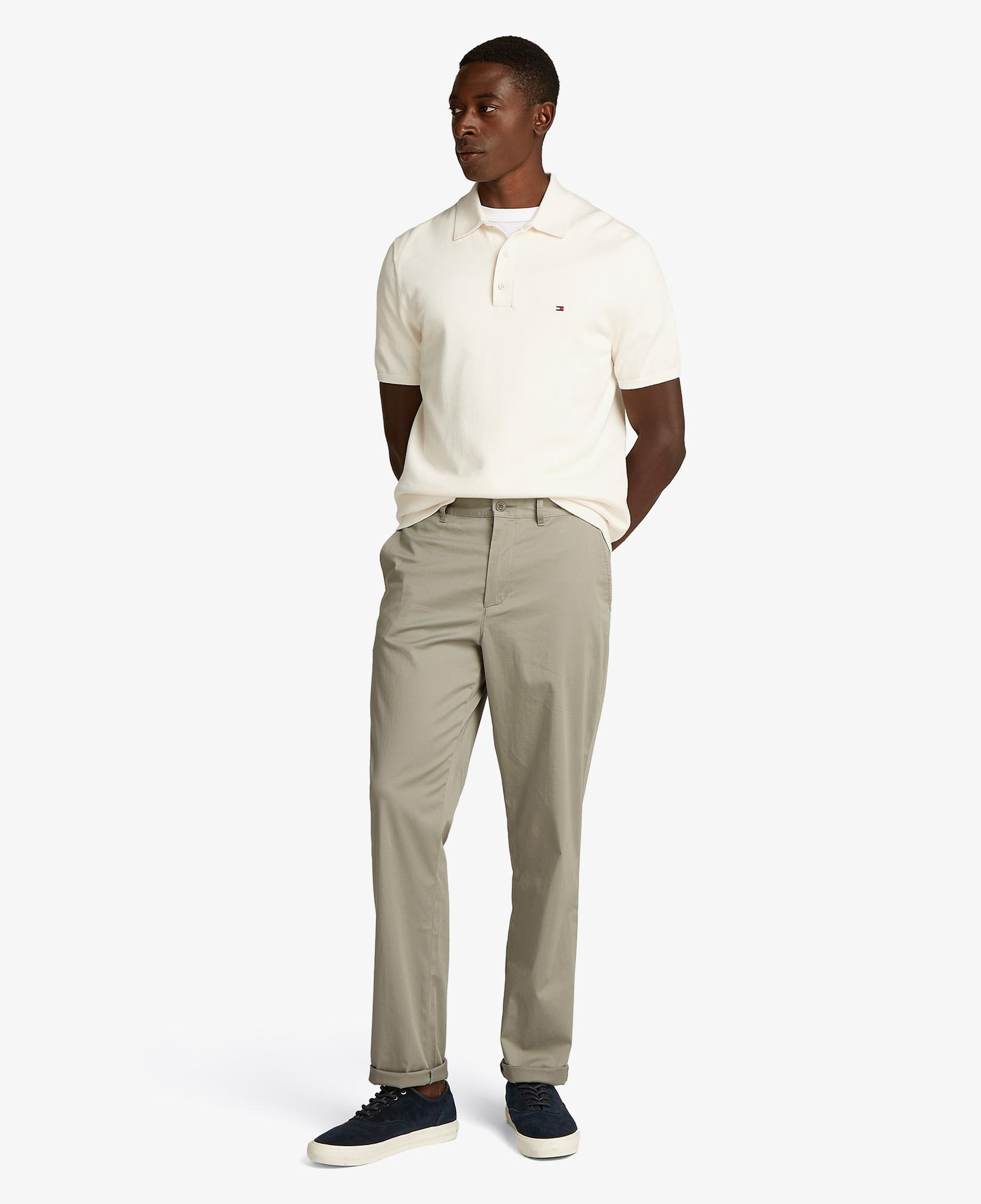 Tommy Hilfiger Core Essentials Erkek Krem Rengi Triko