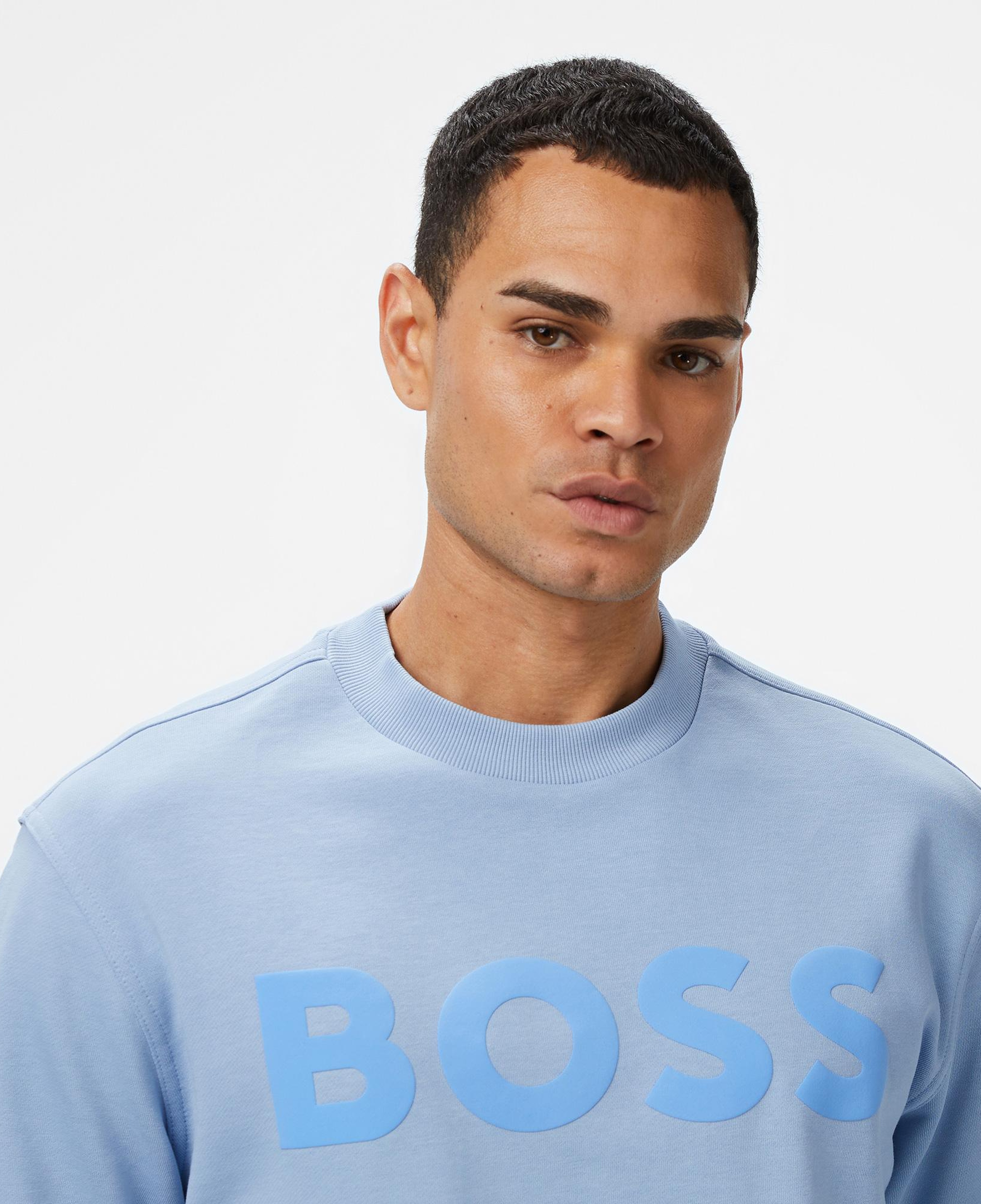 Boss Erkek Açık Mavi Sweatshirt