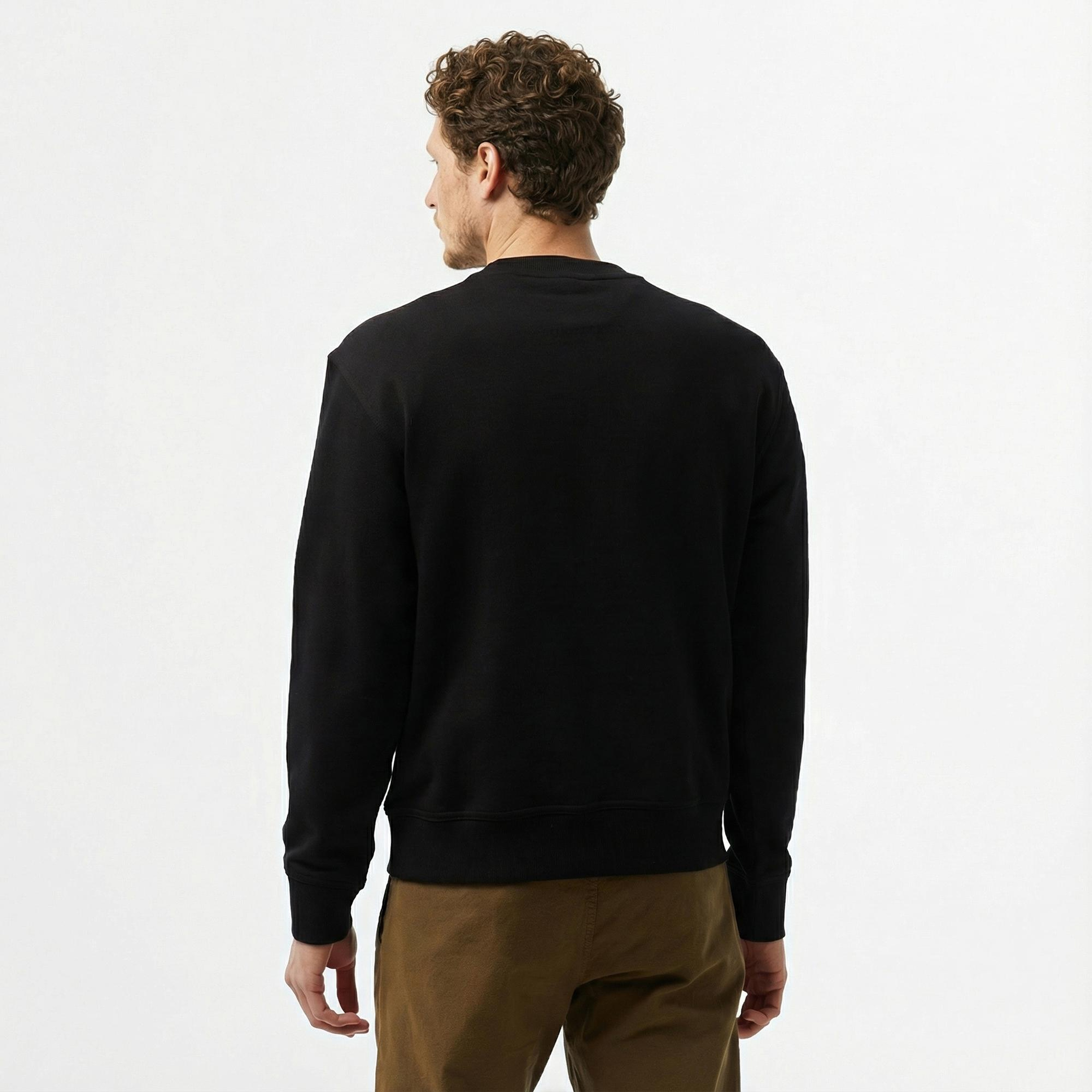 Boss Erkek Siyah Sweatshirt