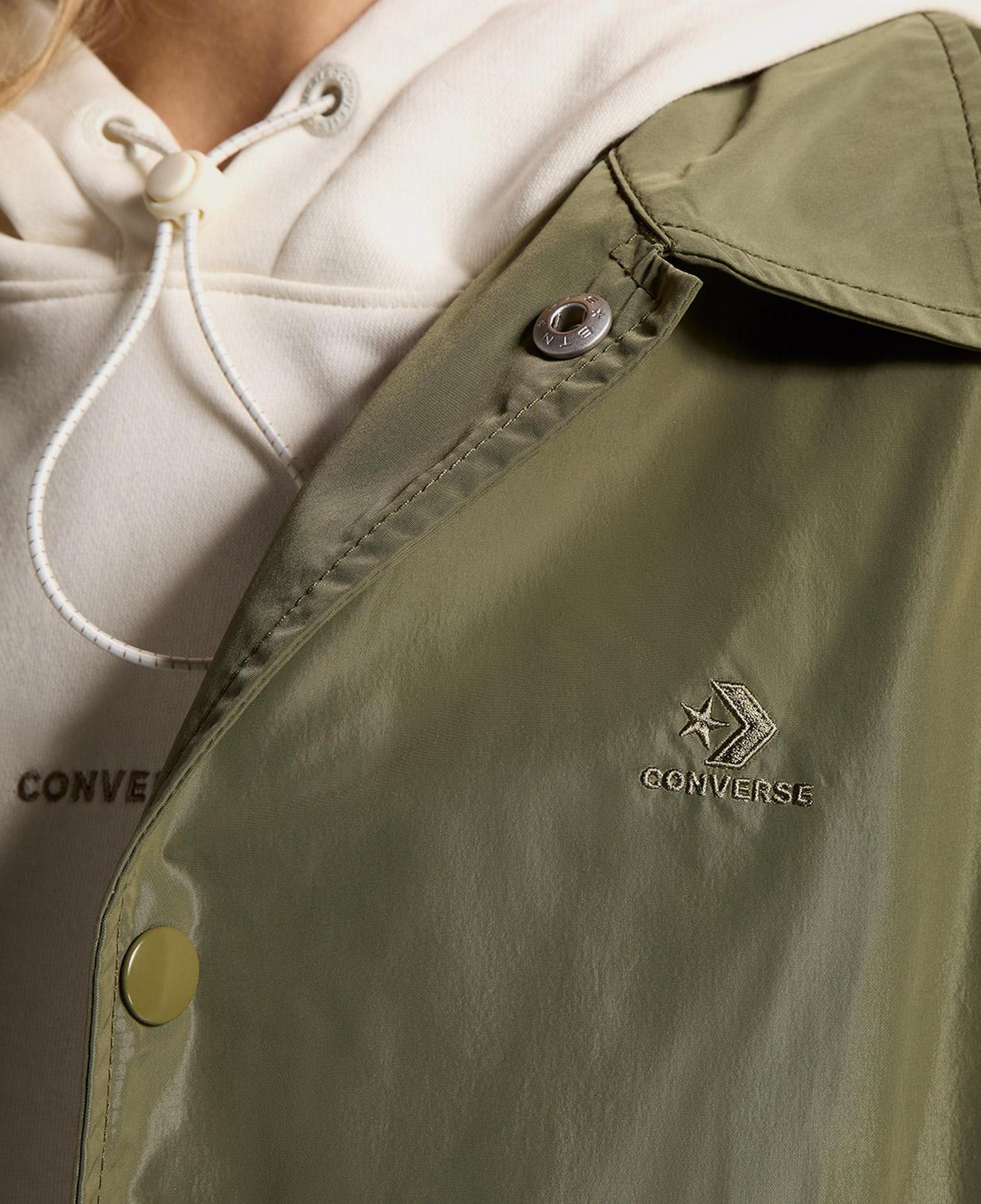 Converse Go-To Unisex Haki Yağmurluk