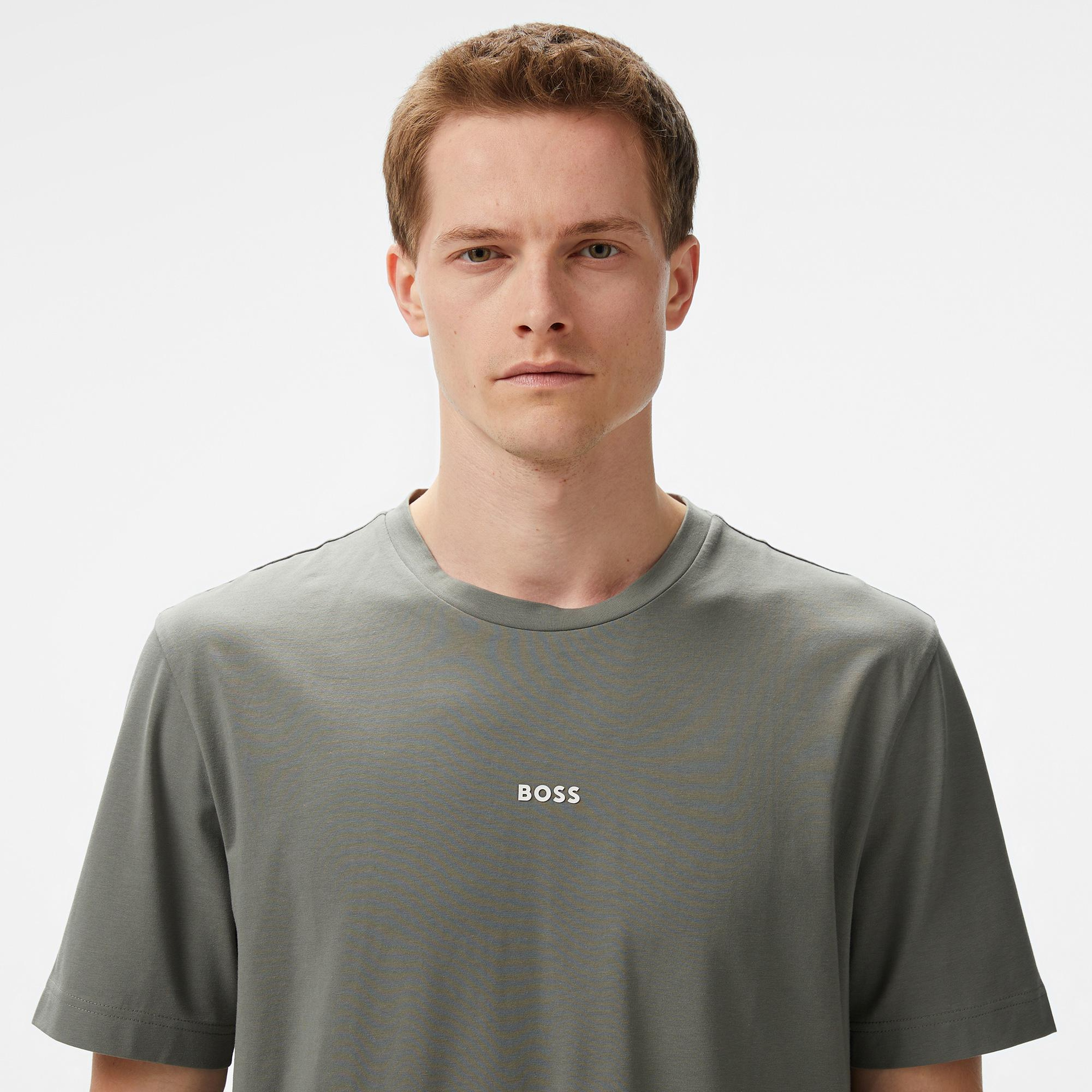 Boss Erkek Gri T-Shirt