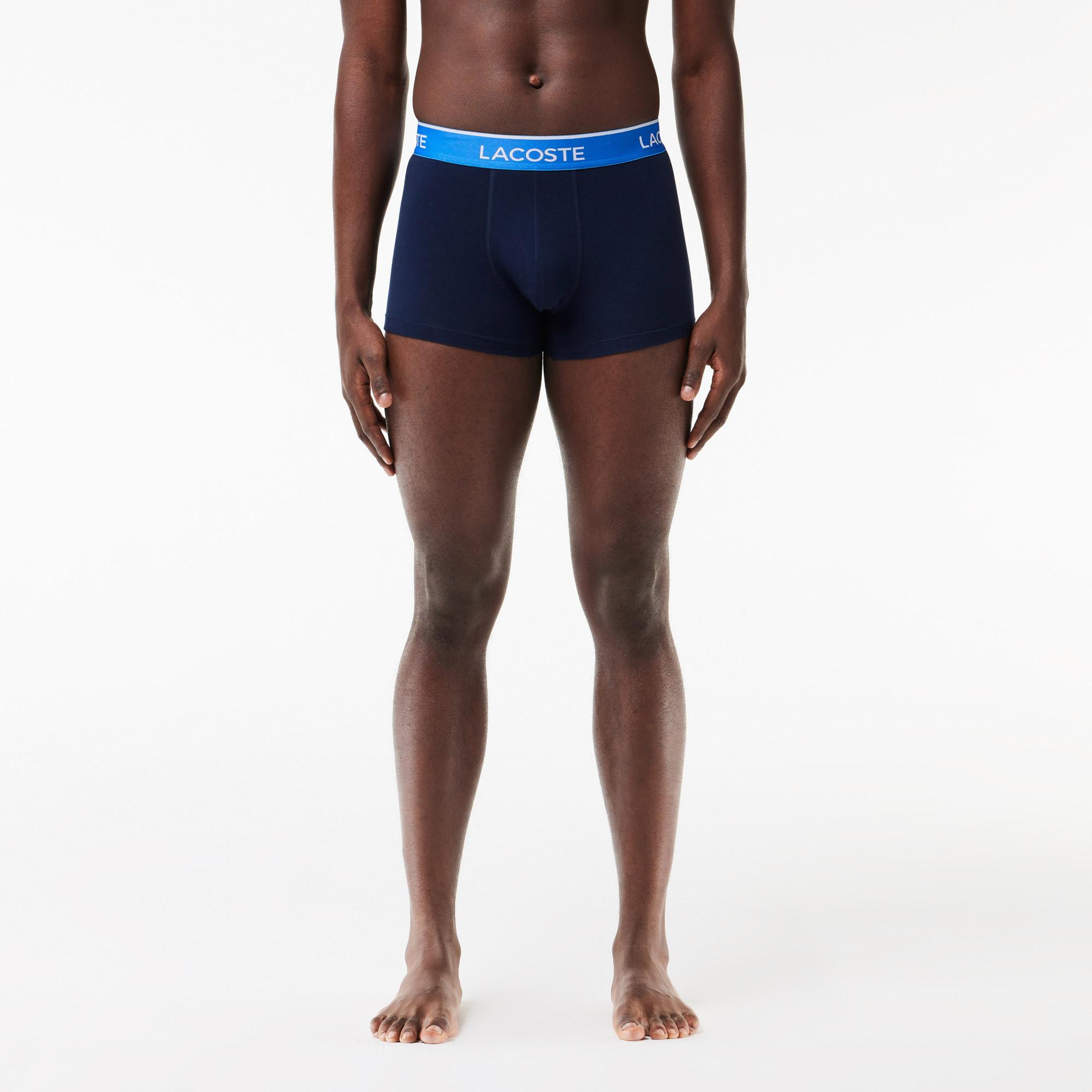 Lacoste Erkek 3'lü Lacivert Boxer