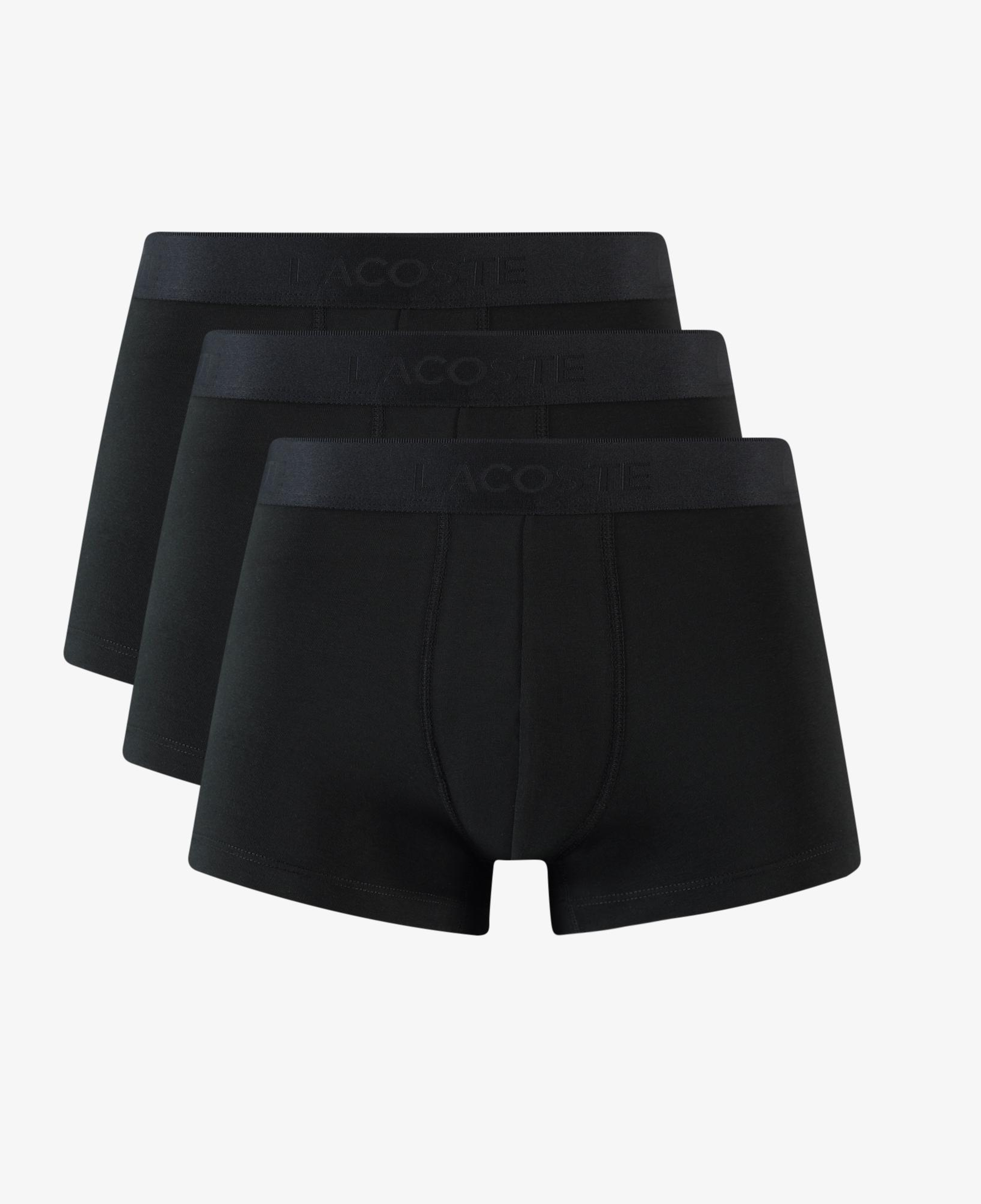Lacoste Erkek 3'lü Siyah Boxer