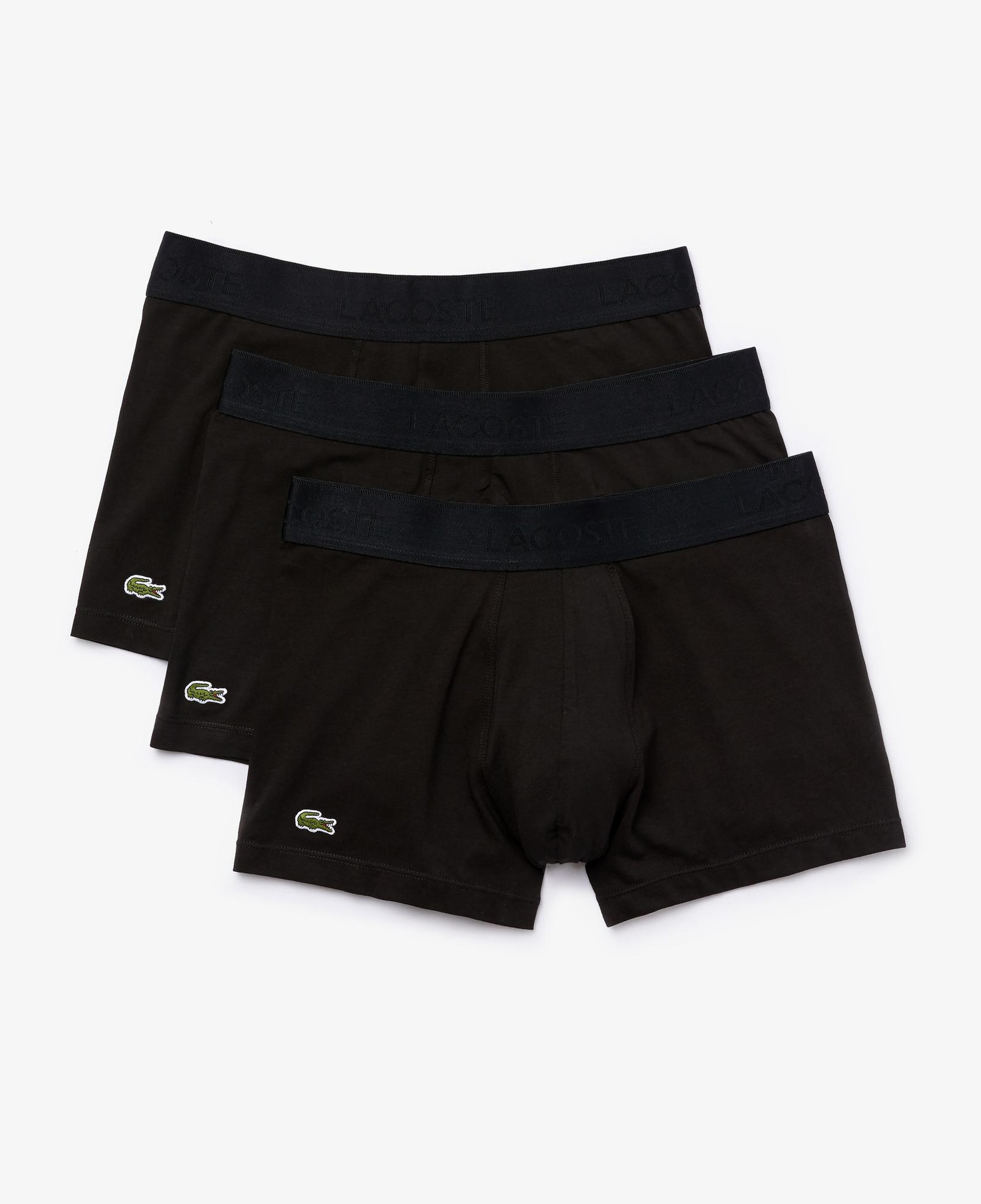 Lacoste Erkek 3'lü Siyah Boxer