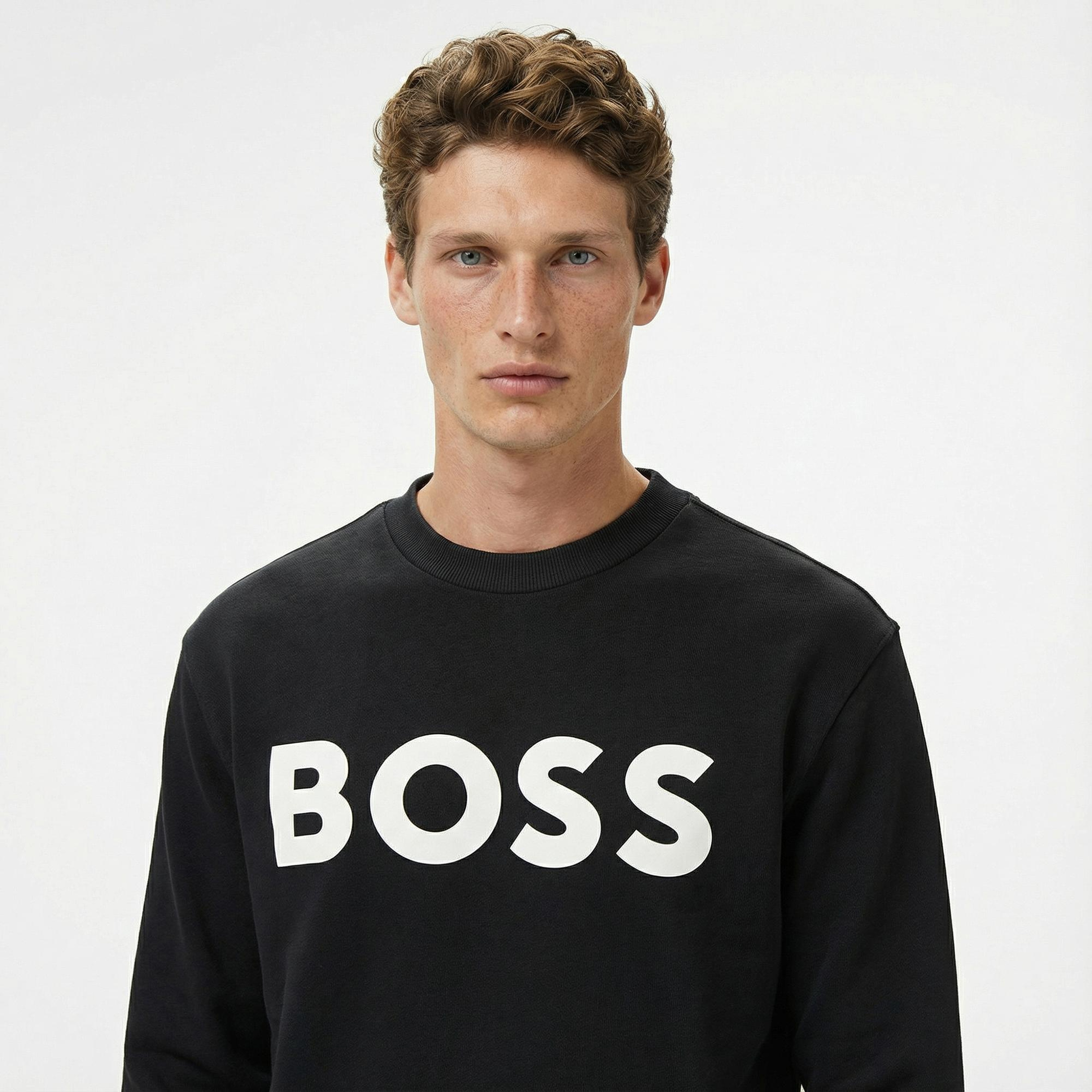 Boss Erkek Siyah Sweatshirt