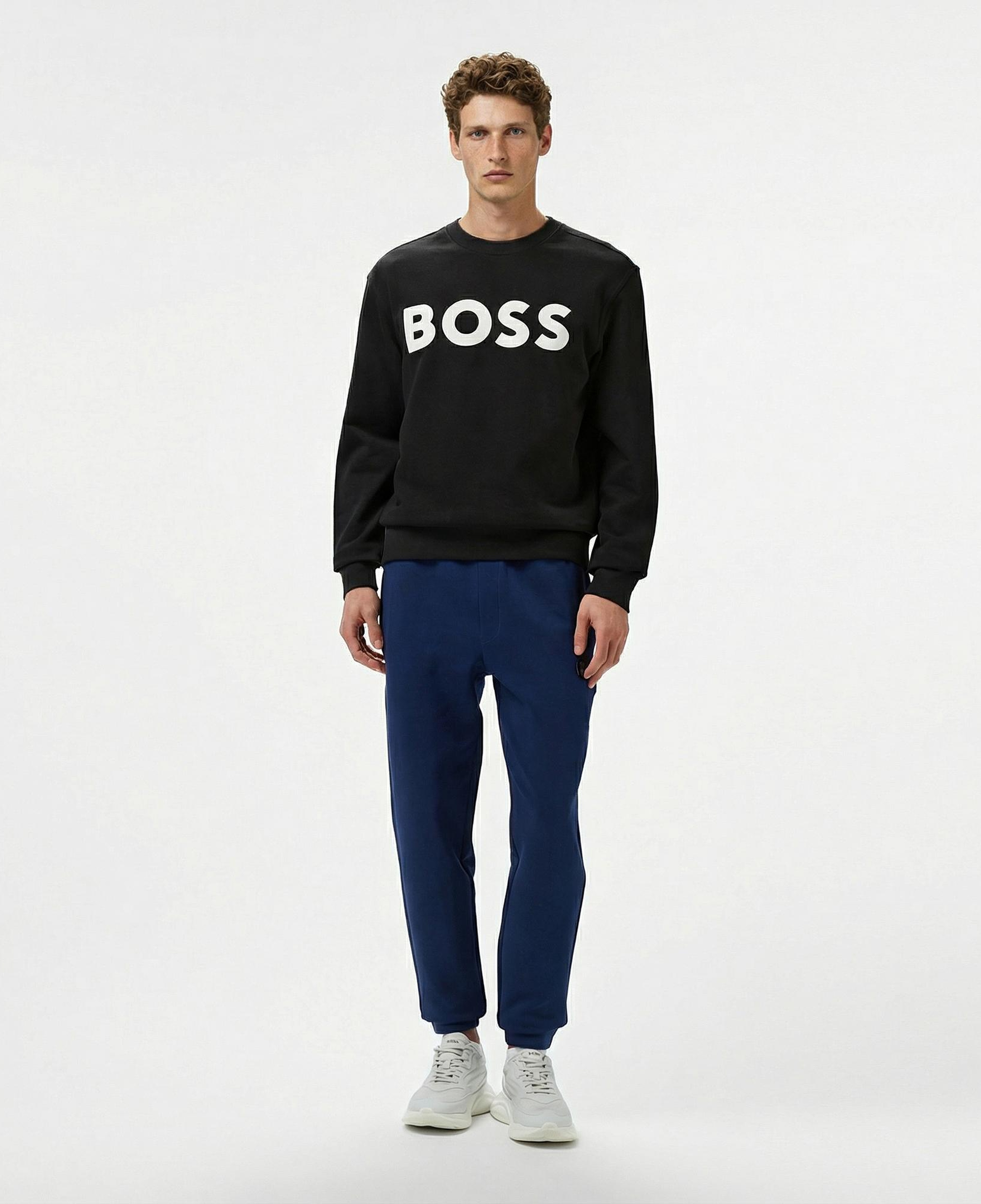 Boss Erkek Siyah Sweatshirt