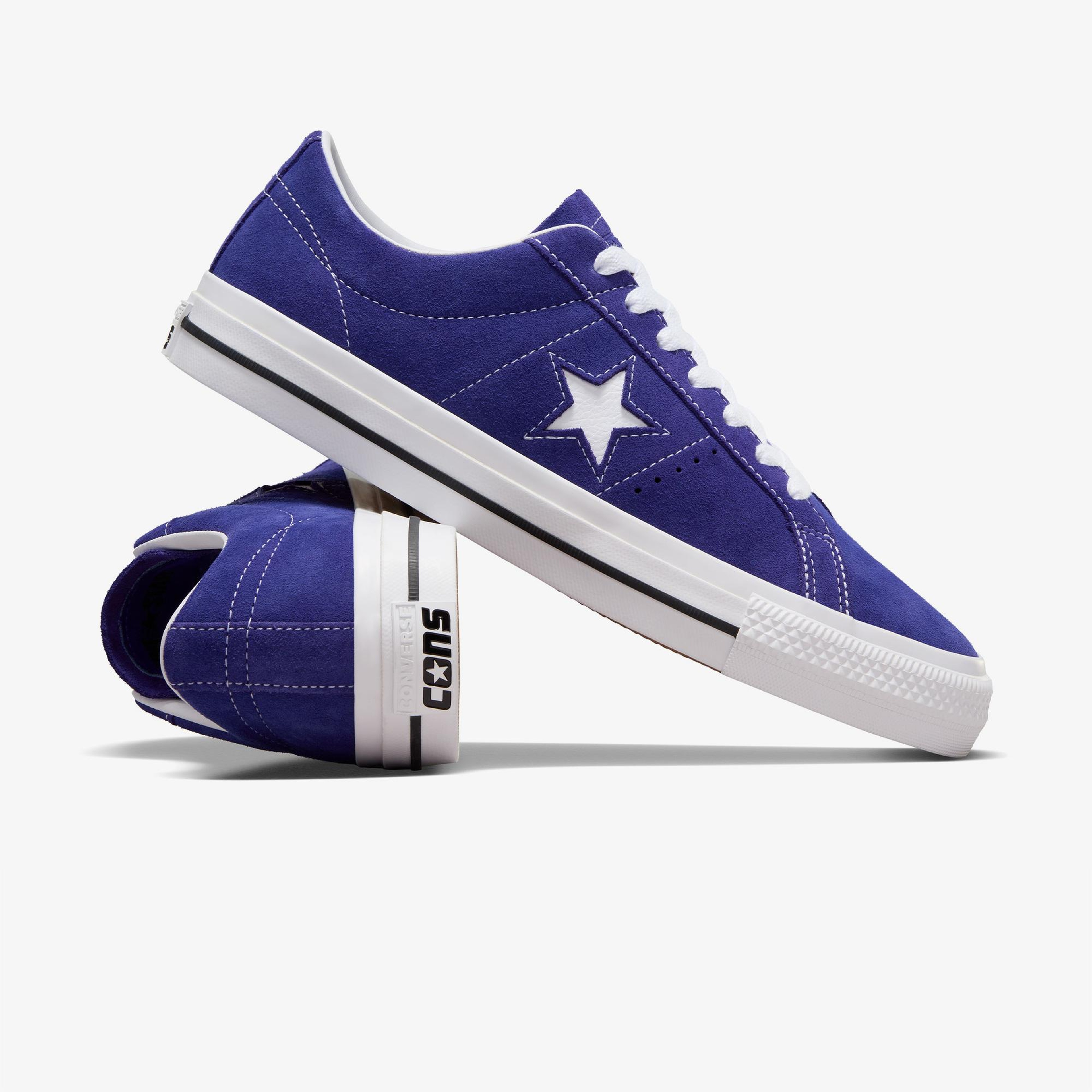 Converse One Star Pro Unisex Mor Süet Sneaker