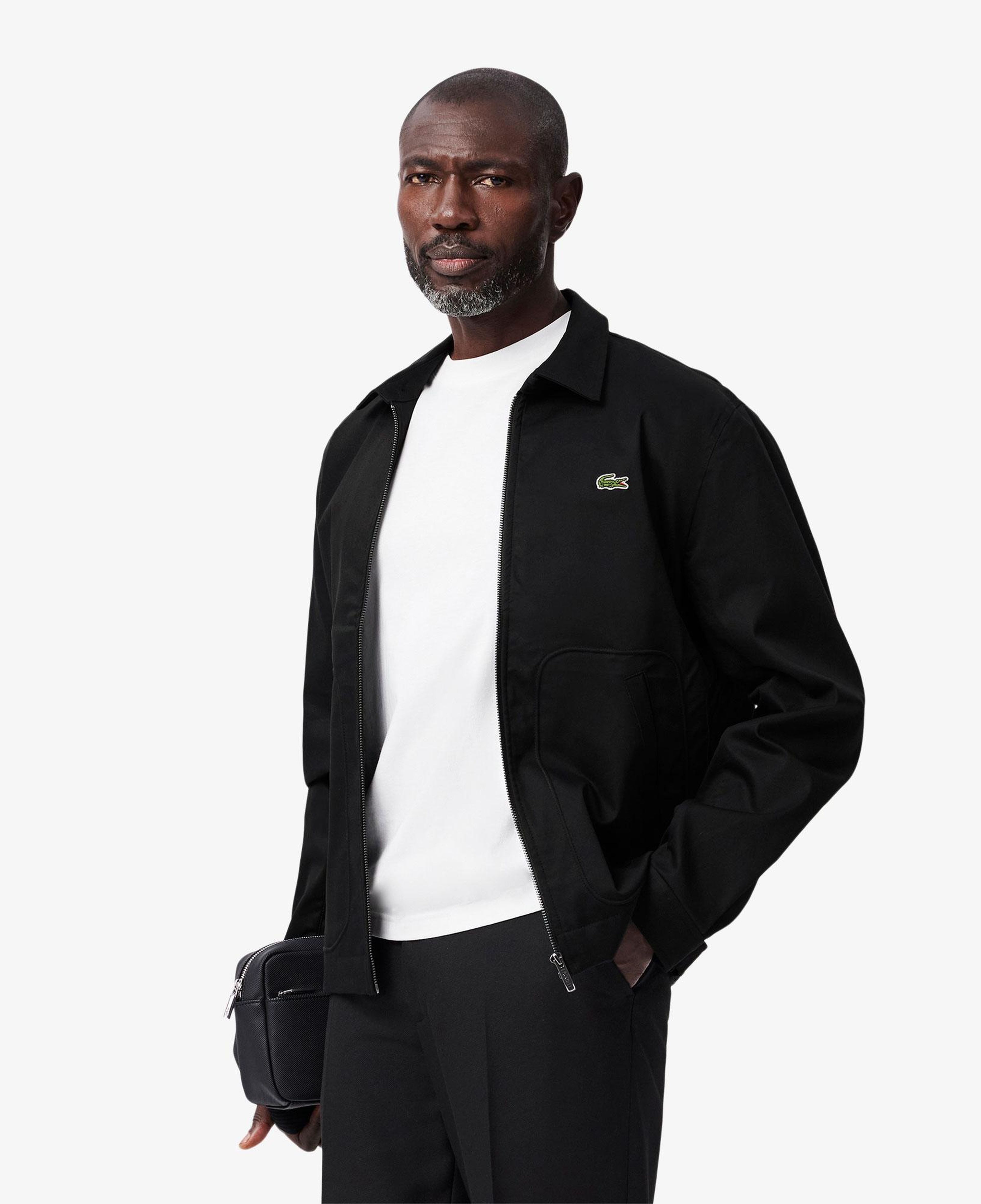 Lacoste Erkek Gömlek Yaka Siyah Ceket