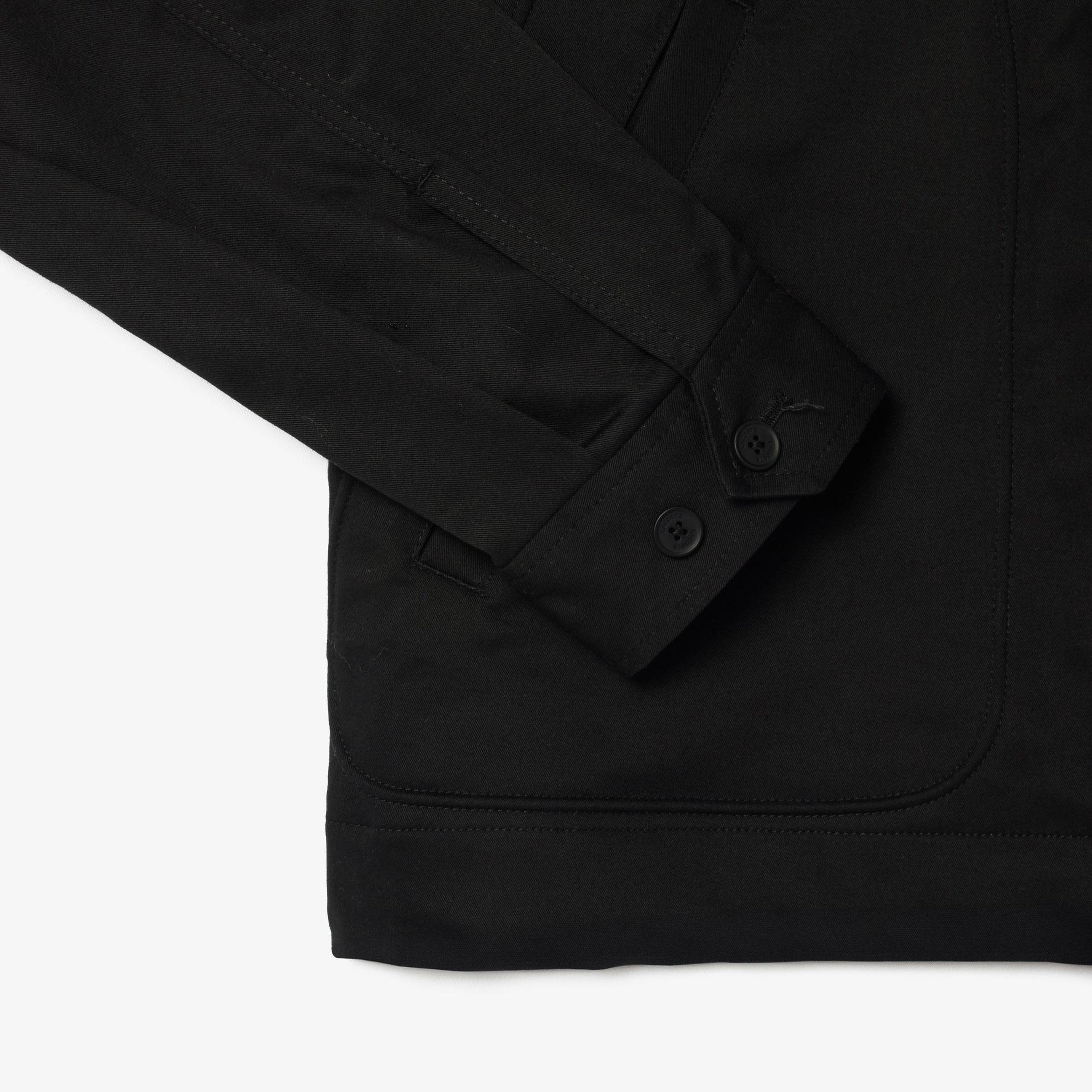 Lacoste Erkek Gömlek Yaka Siyah Ceket