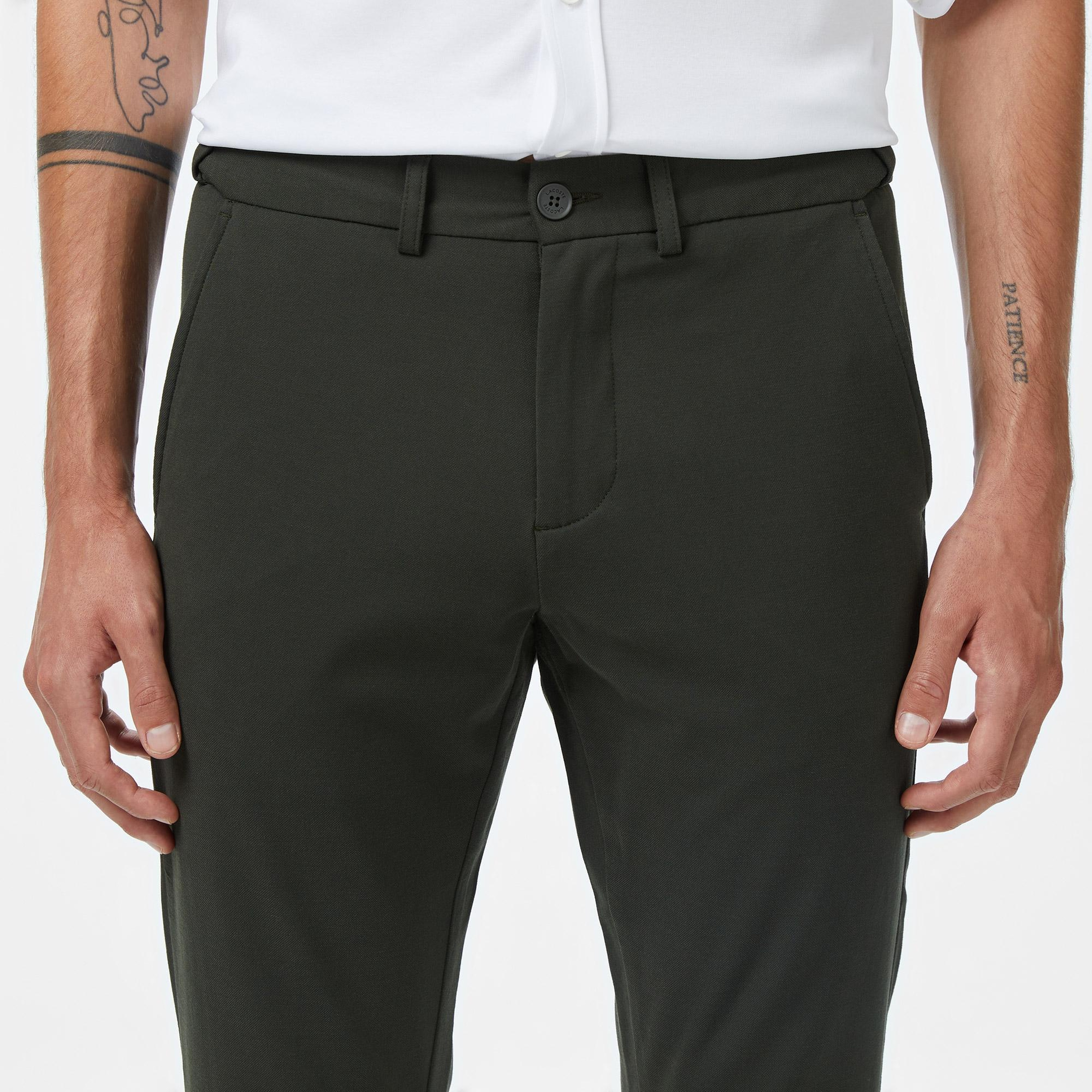 Lacoste Erkek Slim Fit Haki Chino Pantolon