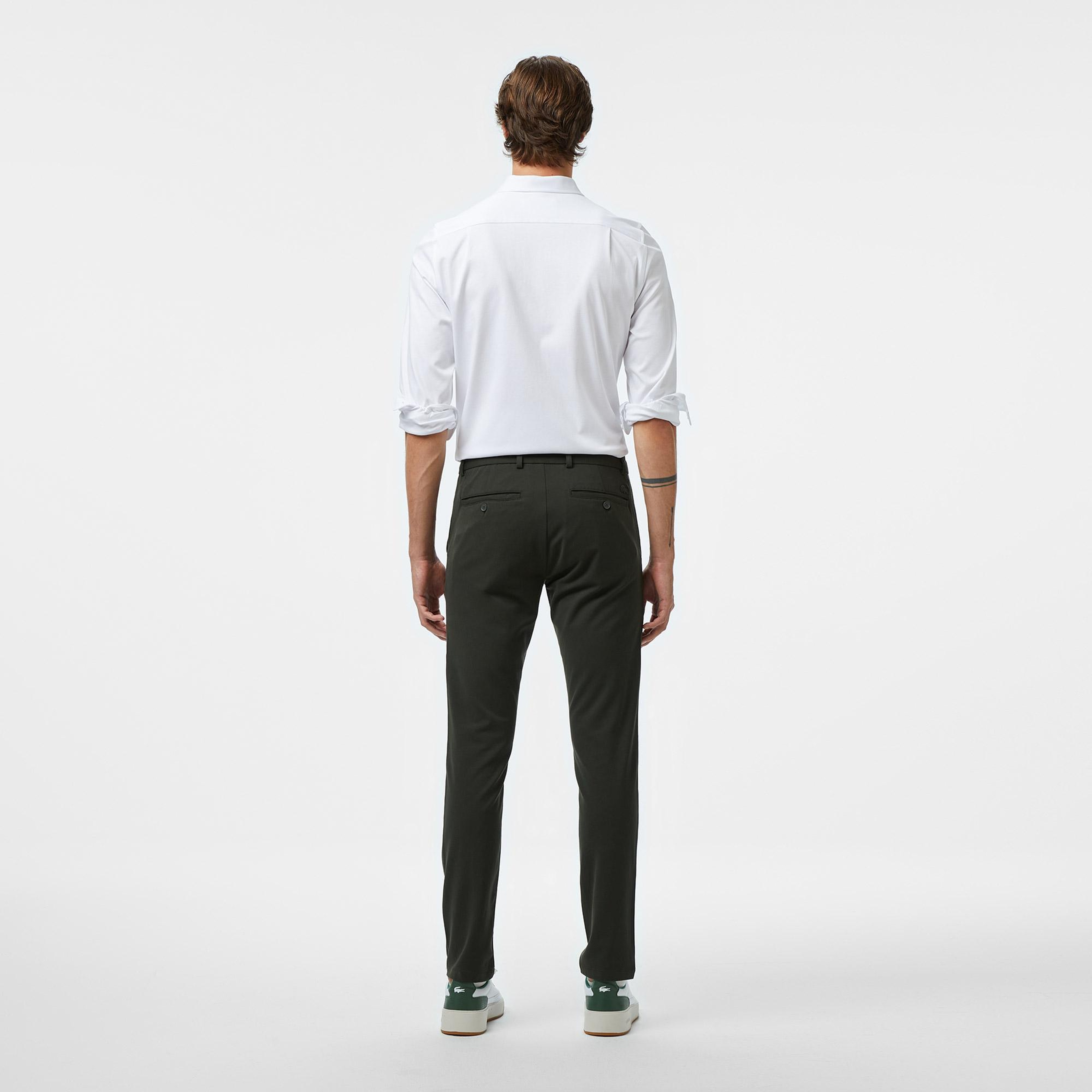 Lacoste Erkek Slim Fit Haki Chino Pantolon