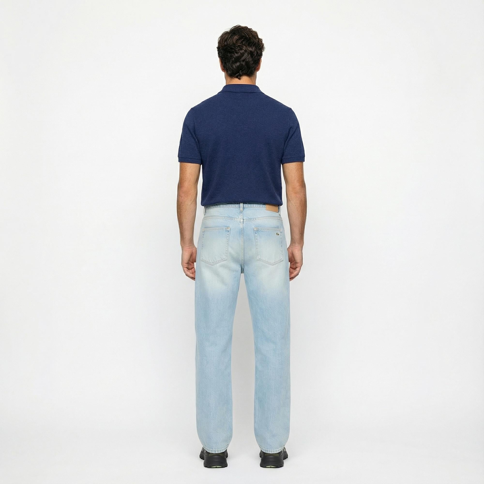 Lacoste Erkek Straight Fit Mavi Pantolon