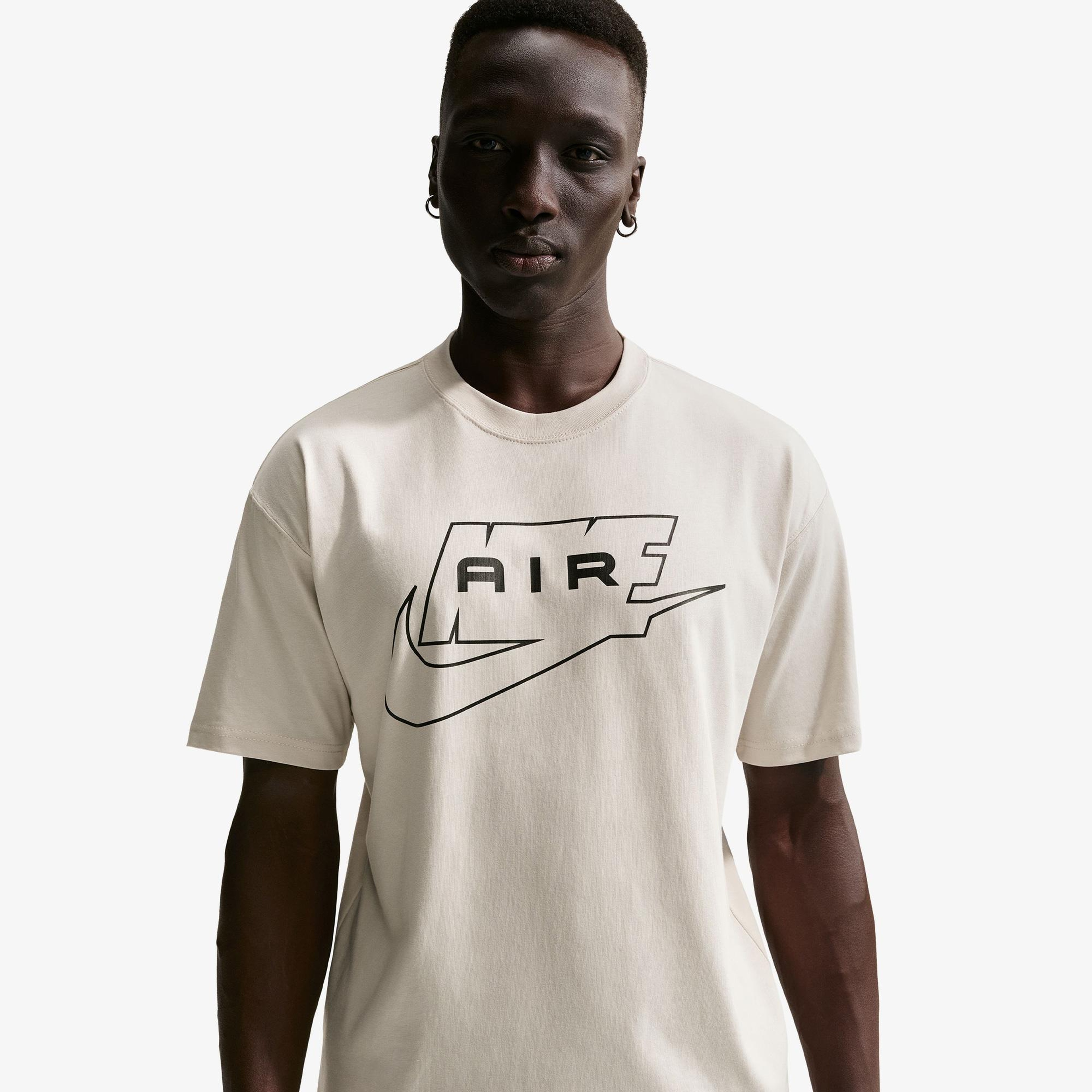 Nike Sportswear Erkek Krem Rengi T-Shirt