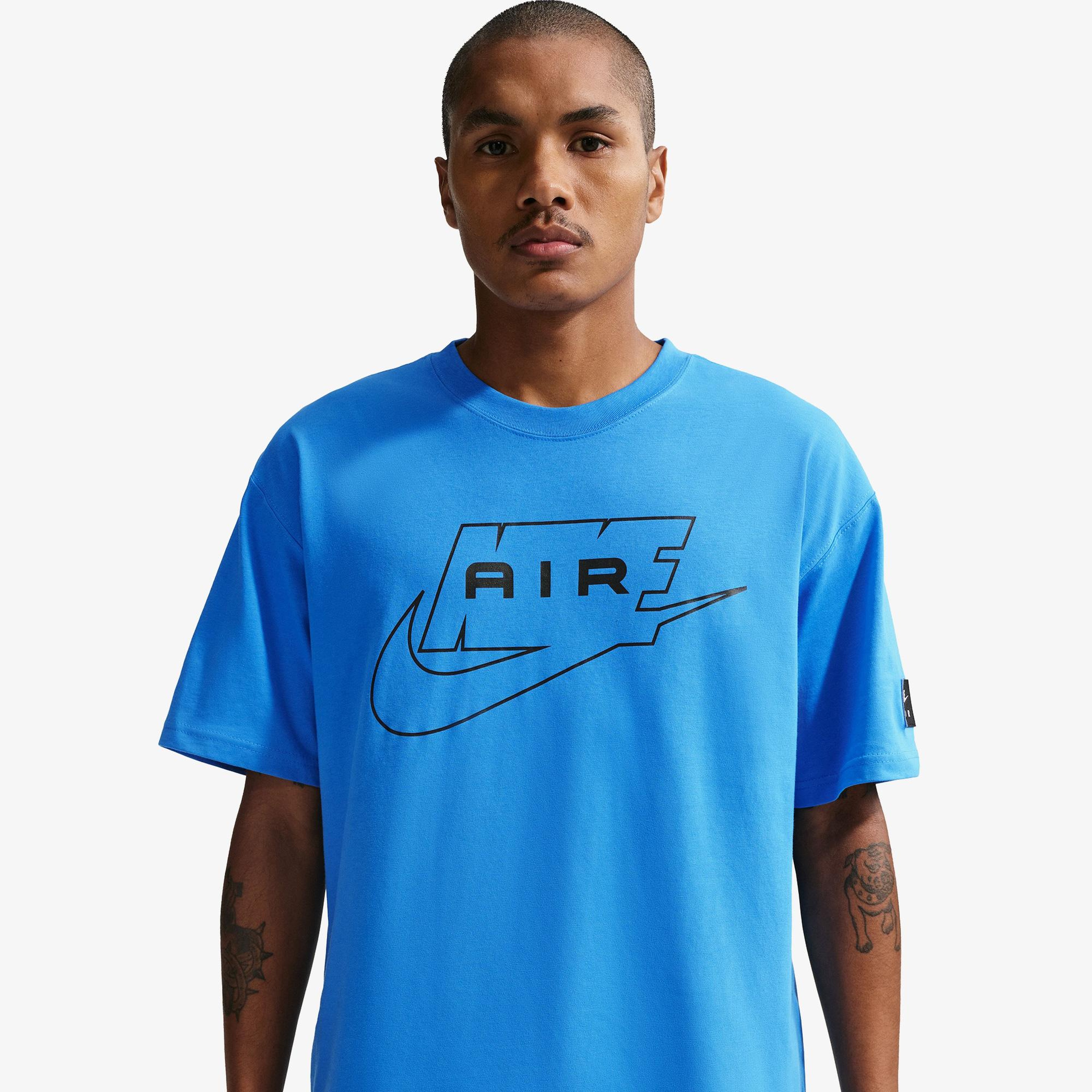 Nike Sportswear Erkek Mavi T-Shirt