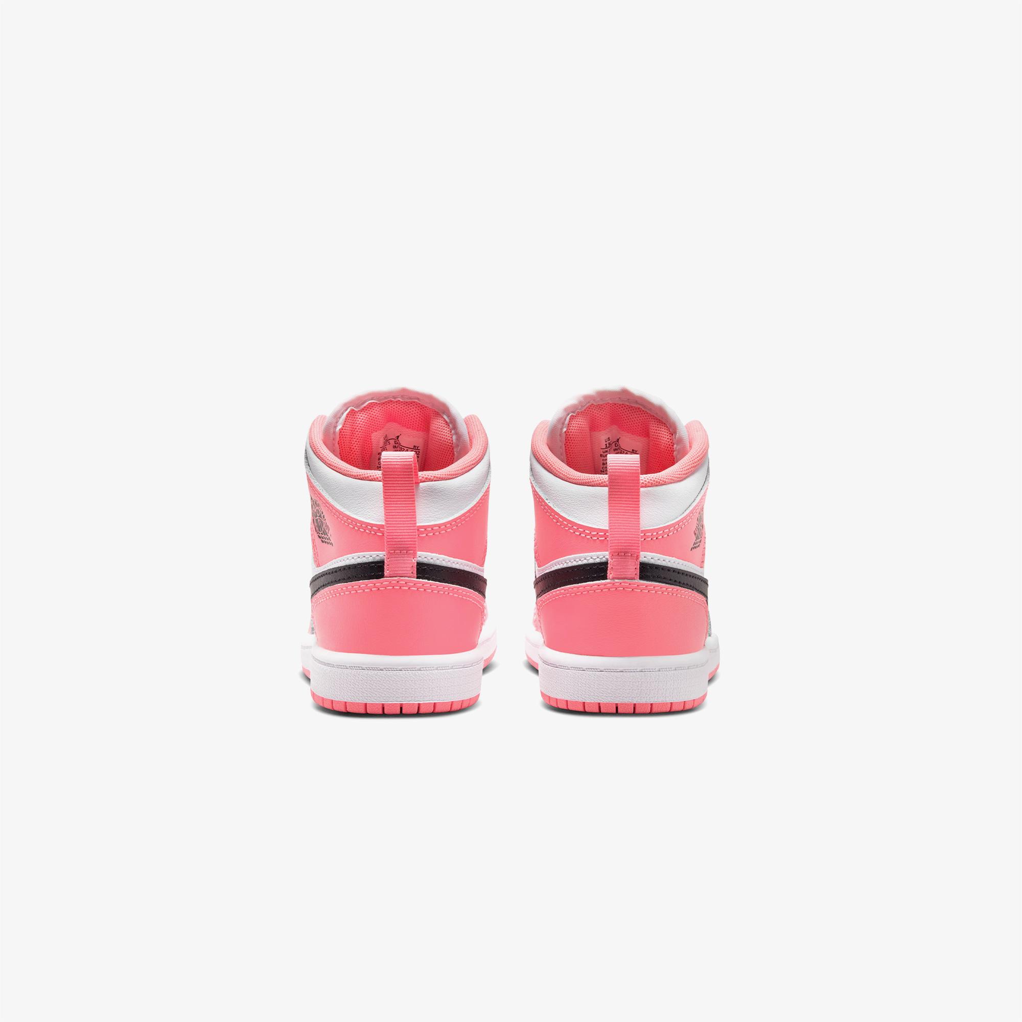 Jordan 1 Mid Çocuk Pembe Spor Ayakkabı