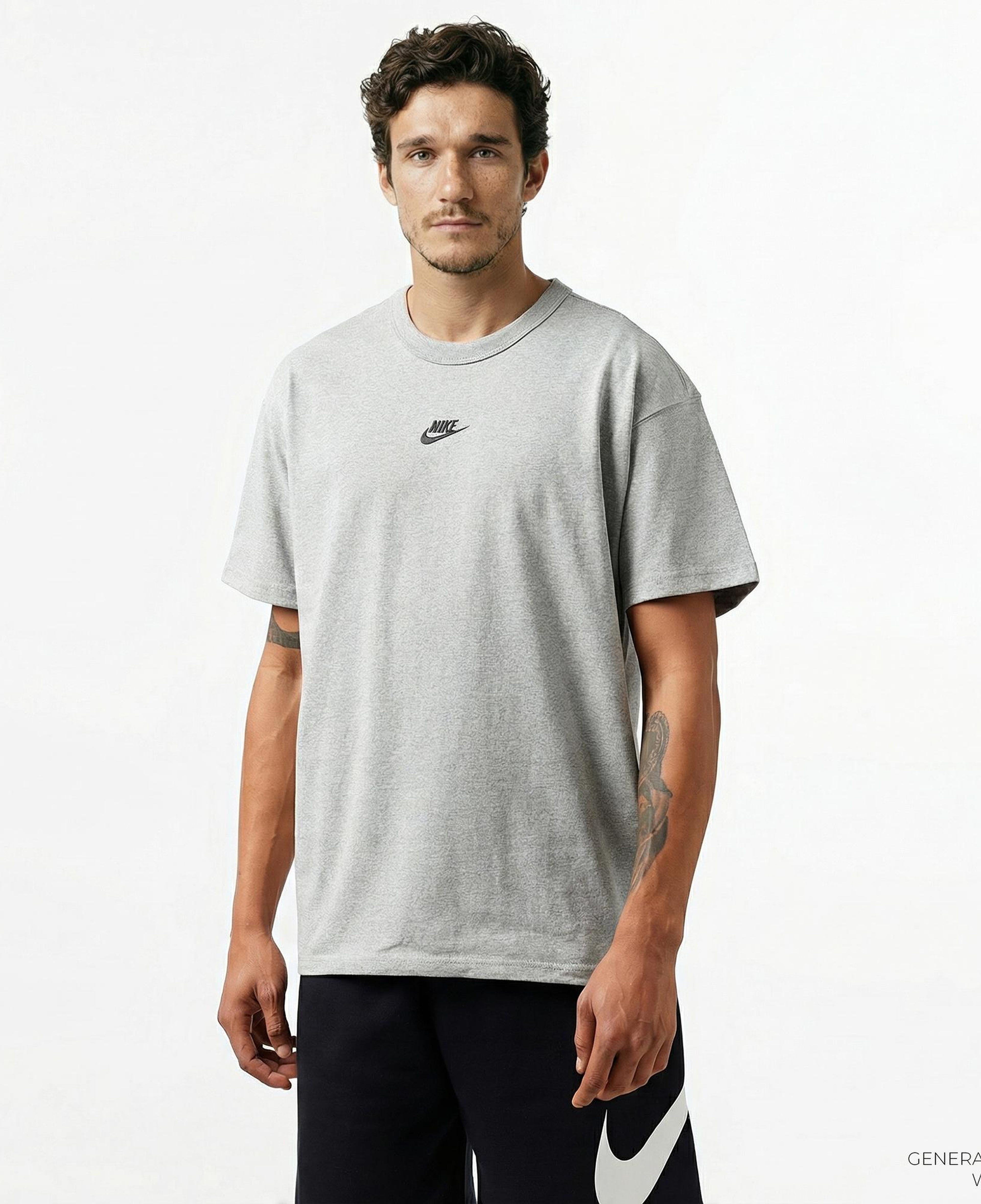 Nike Sportswear Premium Essential Sustainable Erkek Gri T-Shirt