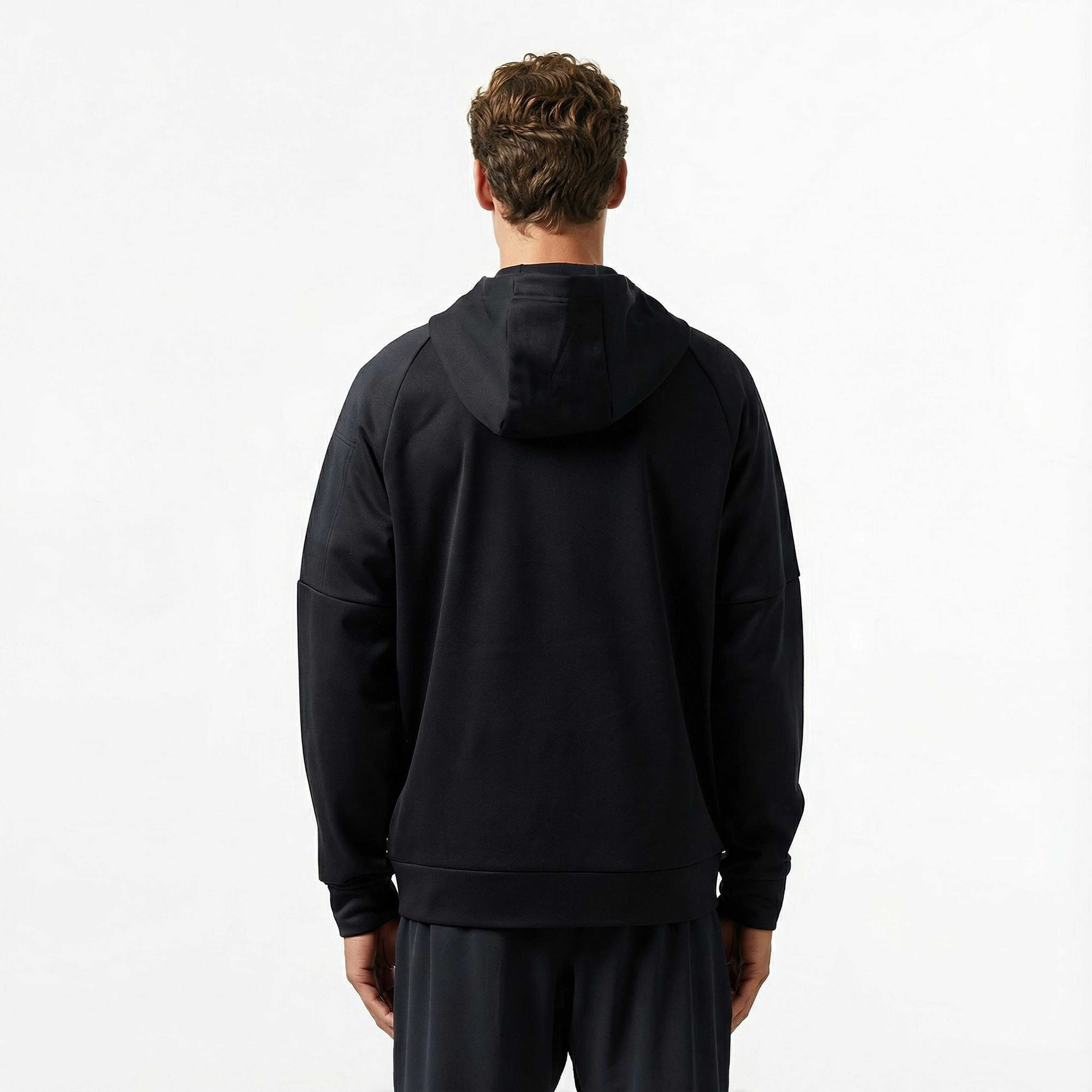 Nike Therma-Fit Full-Zip Erkek Siyah Hoodie