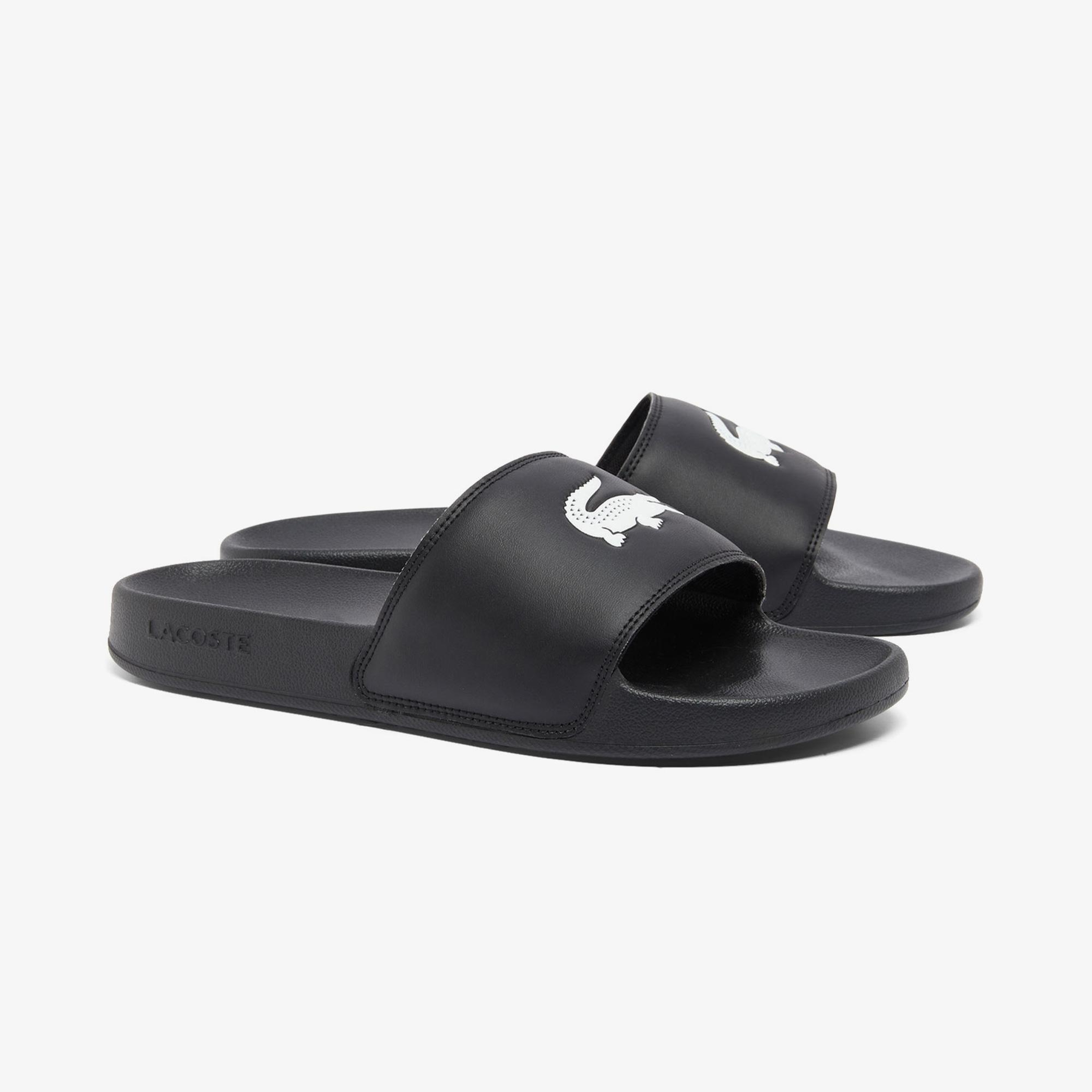Lacoste Serve Slide Erkek Siyah Terlik