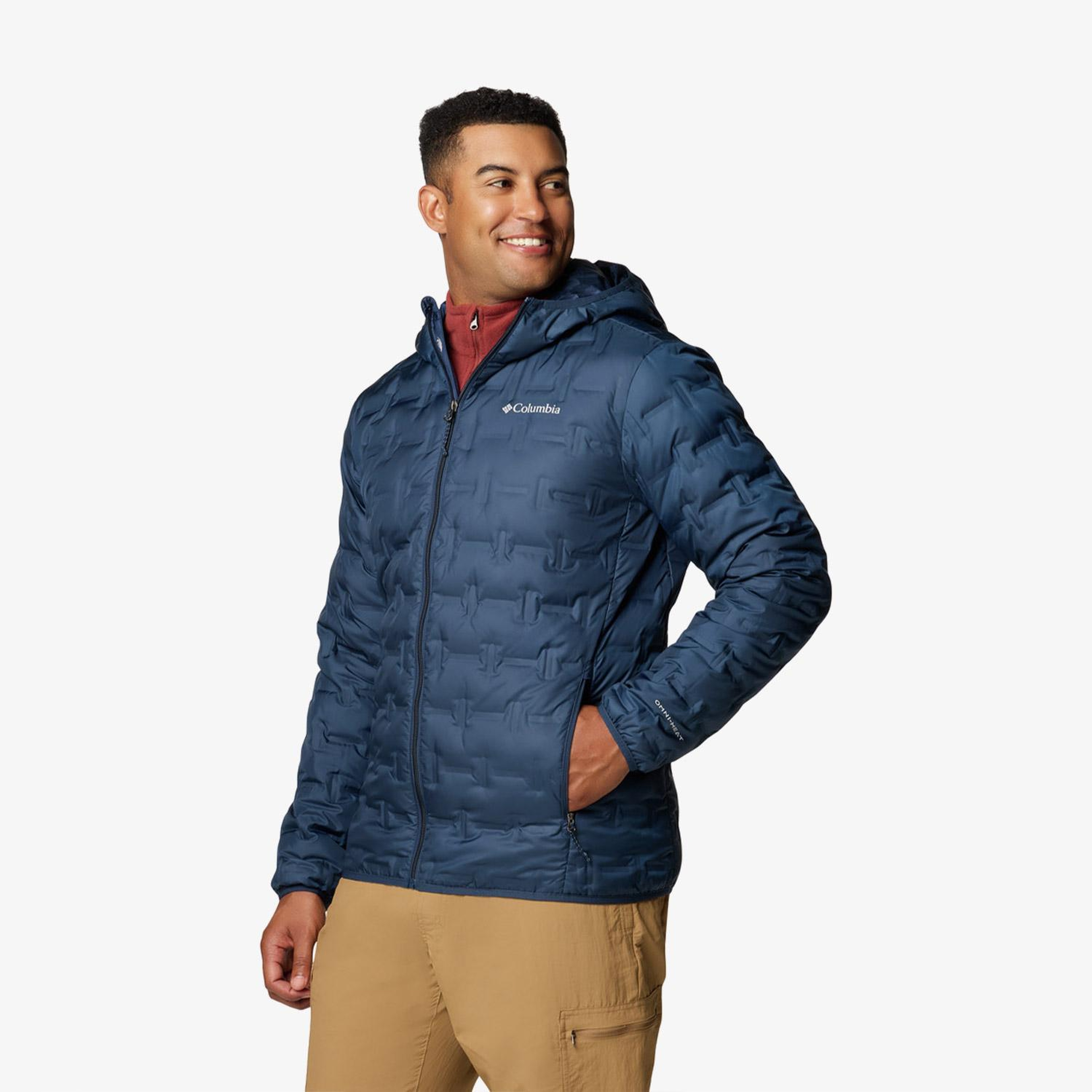 Columbia Delta Ridge II Down Erkek Lacivert Mont