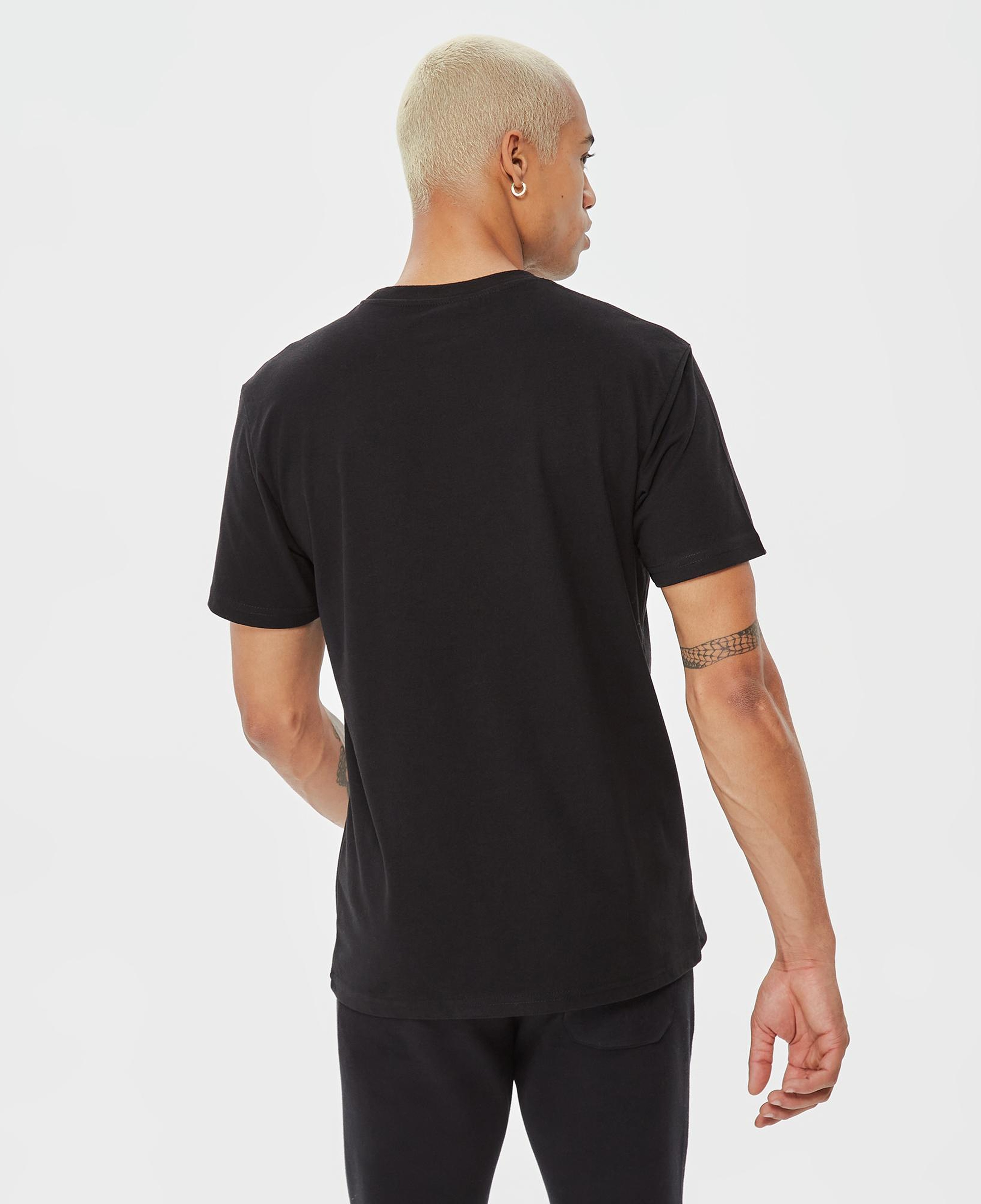 Columbia Basic Big Logo Brushed Erkek Siyah T-Shirt