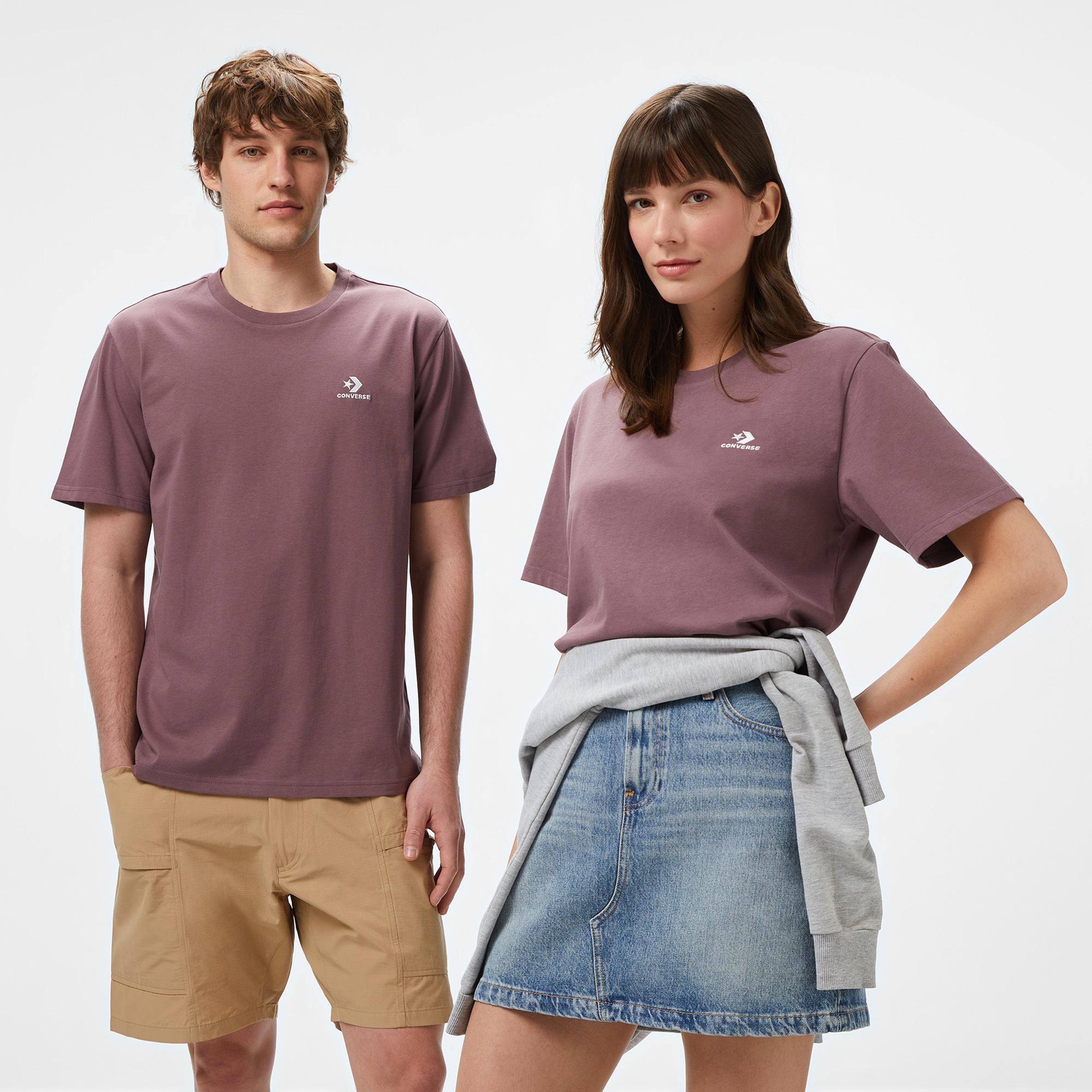 Converse Go-To Unisex Bordo T-Shirt