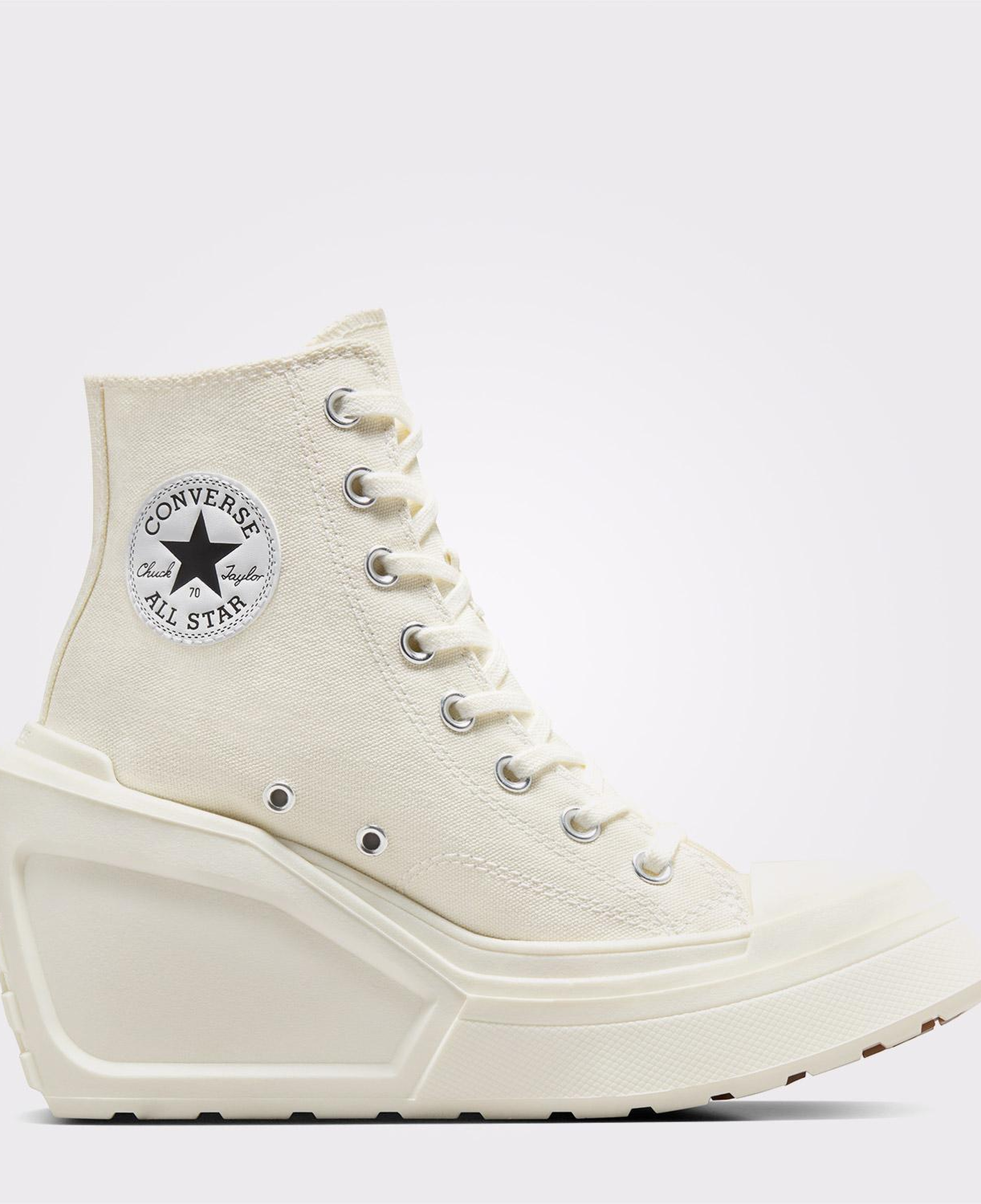 Converse Chuck 70 De Luxe Wedge Kadın Krem Sneaker