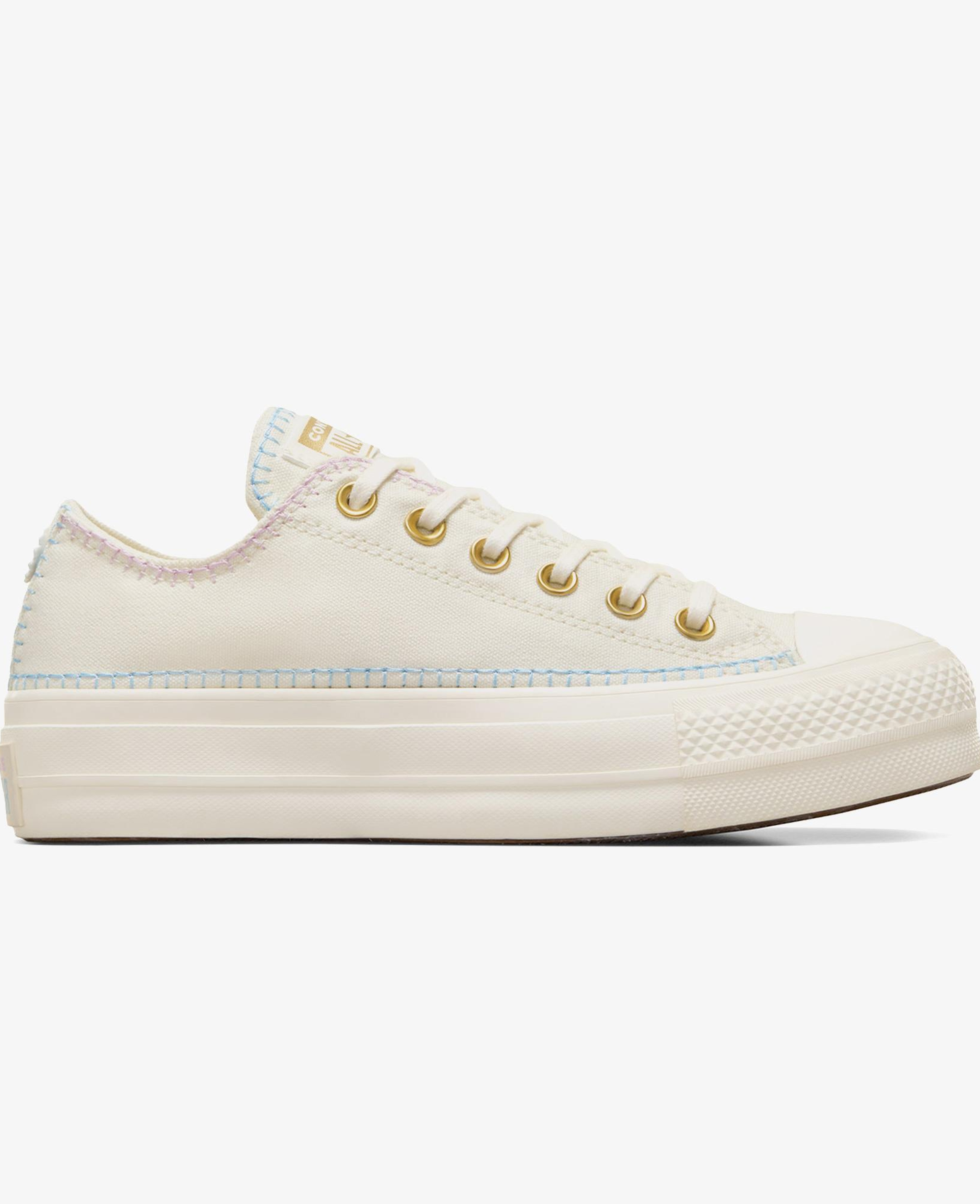 Converse Chuck Taylor All Star Lift Unisex Bej Platform Sneaker