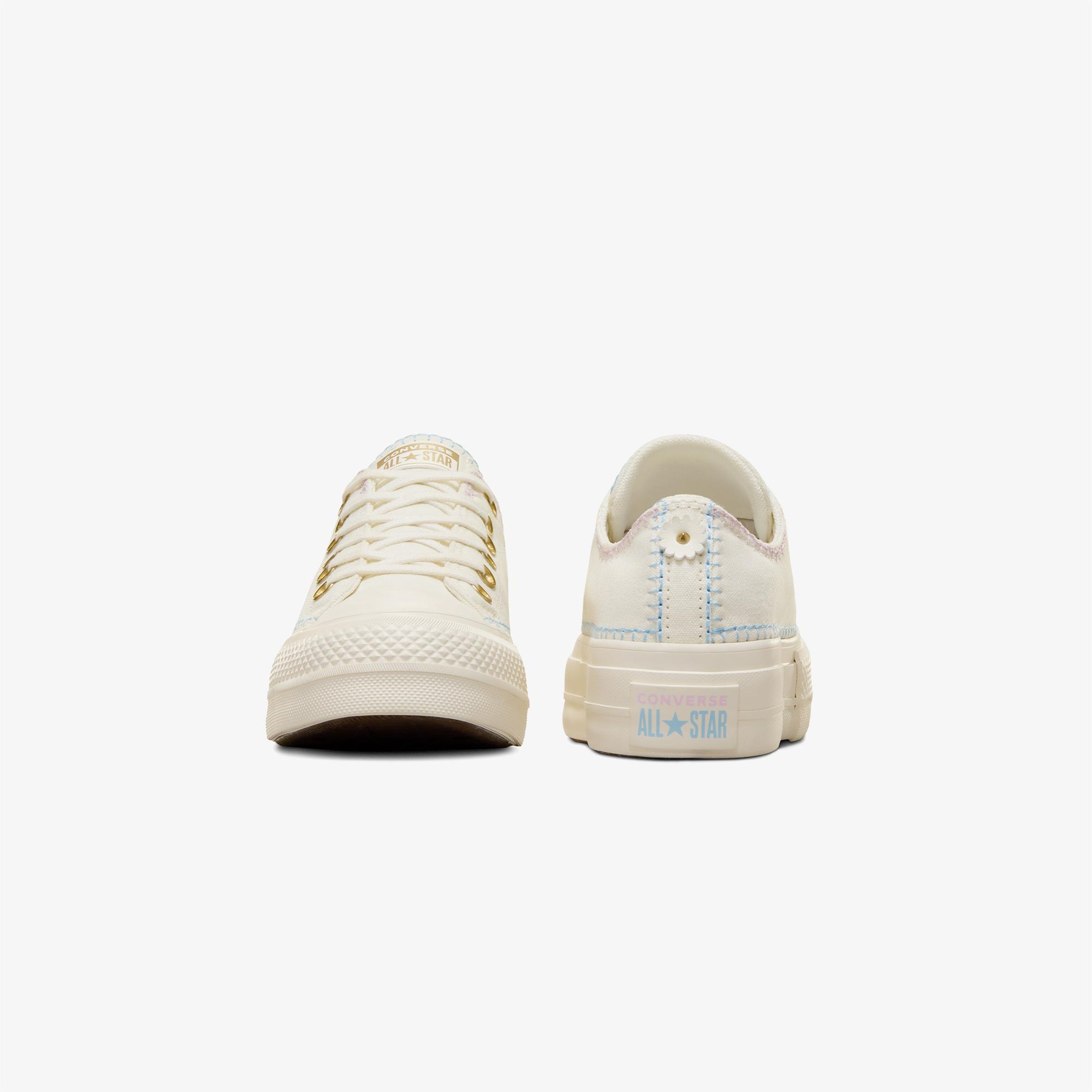 Converse Chuck Taylor All Star Lift Unisex Bej Platform Sneaker