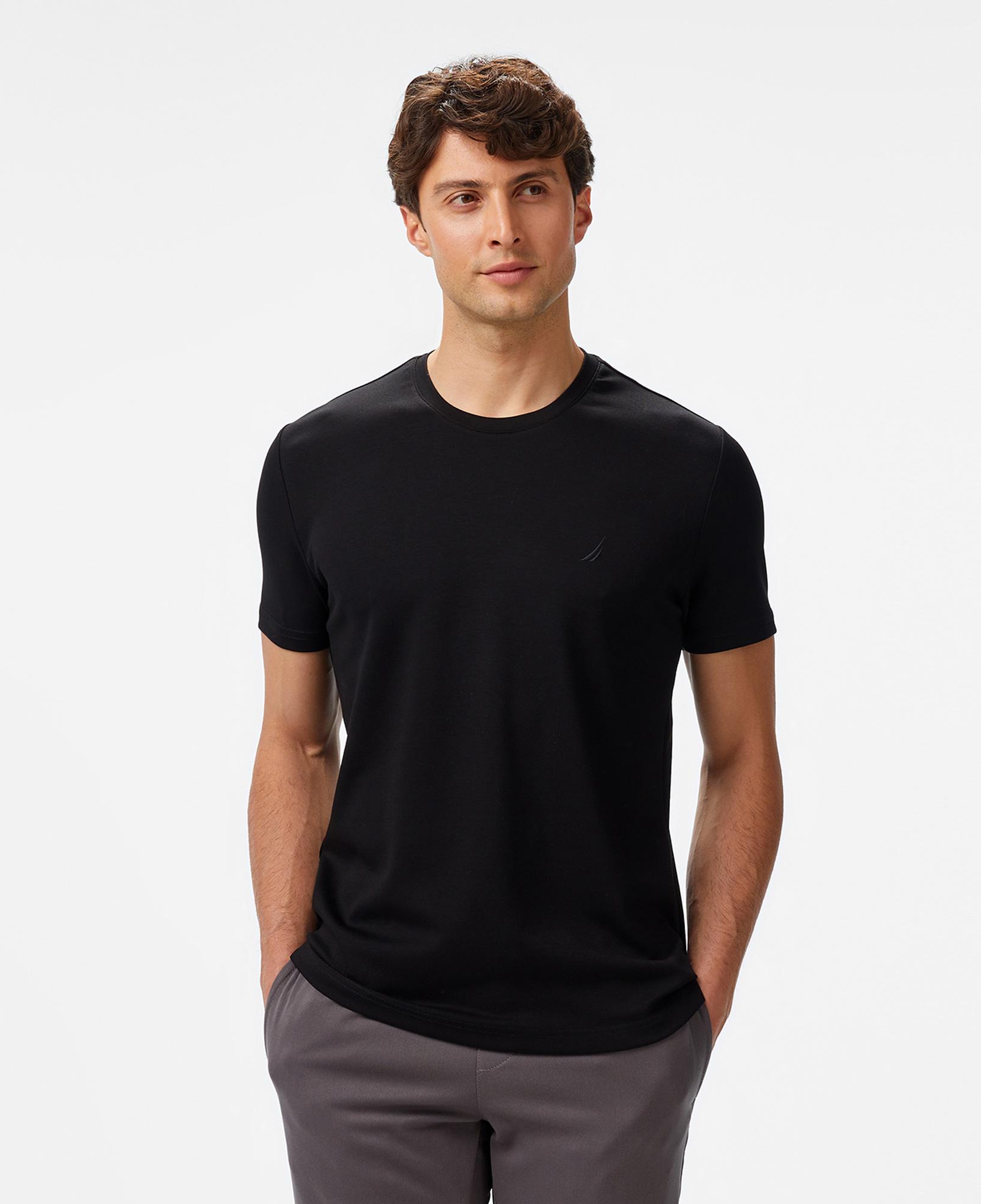 Nautica Erkek Siyah Classic Fit T-Shirt