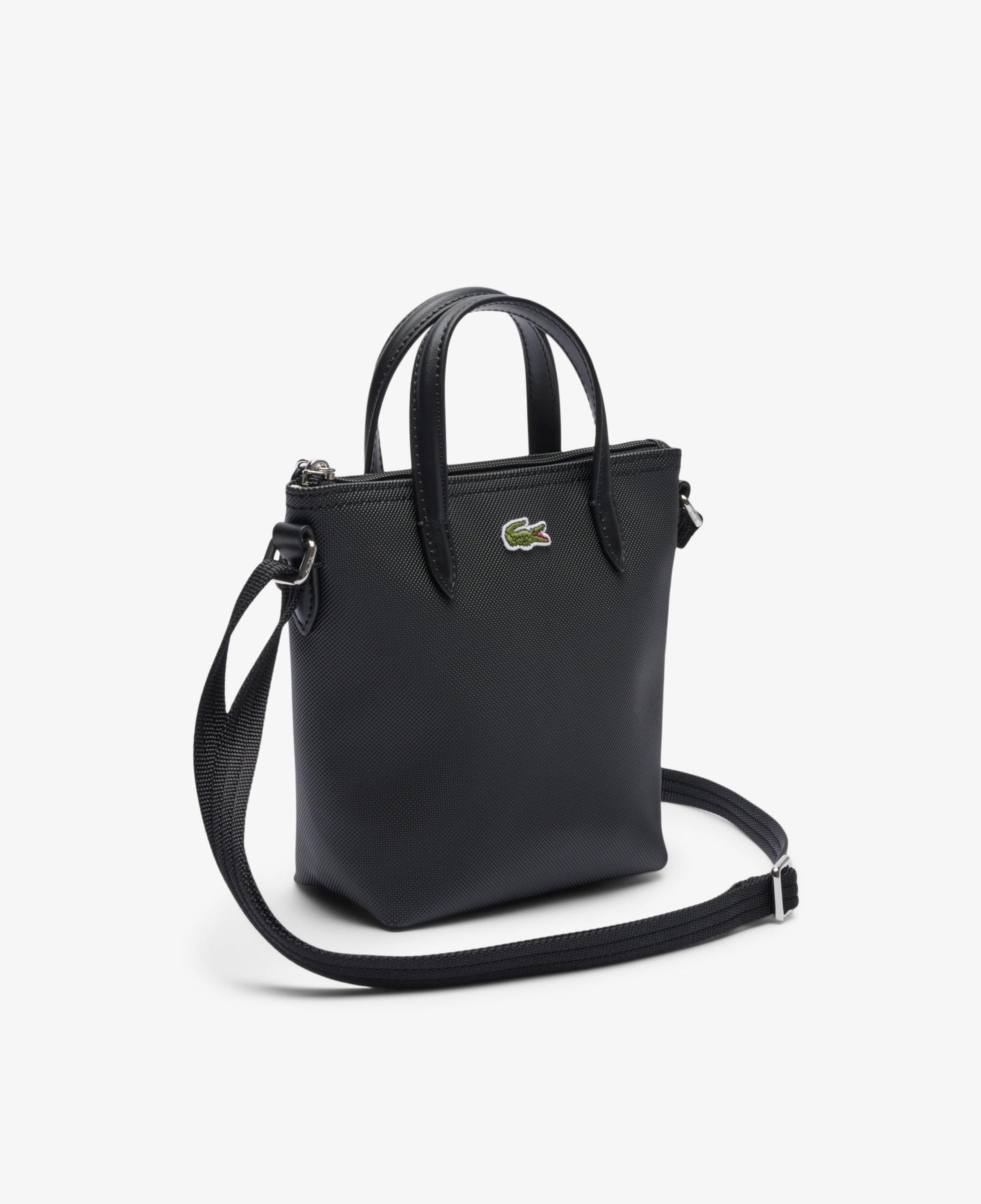 Lacoste L.12.12 Kadın Siyah Postacı Çantası