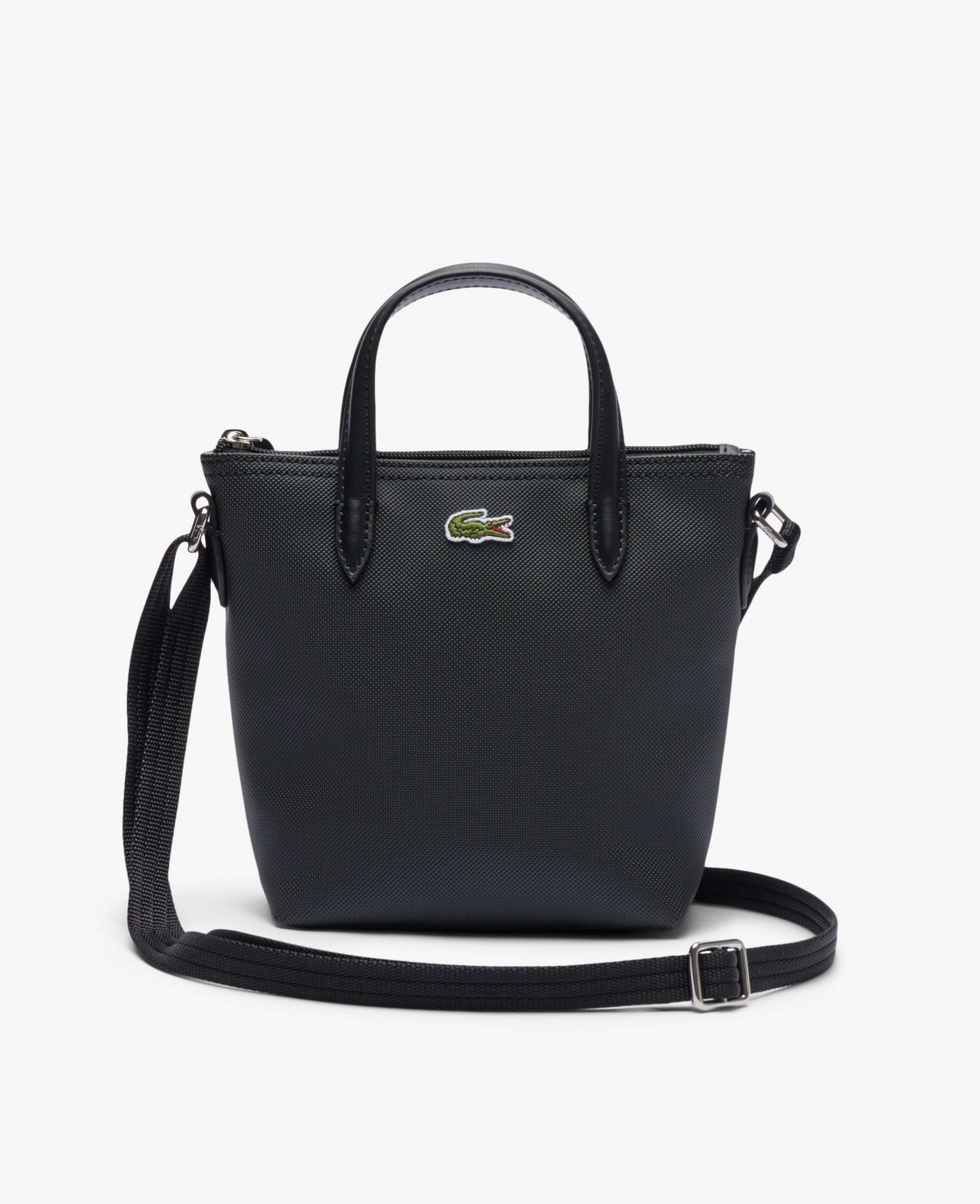 Lacoste L.12.12 Kadın Siyah Postacı Çantası