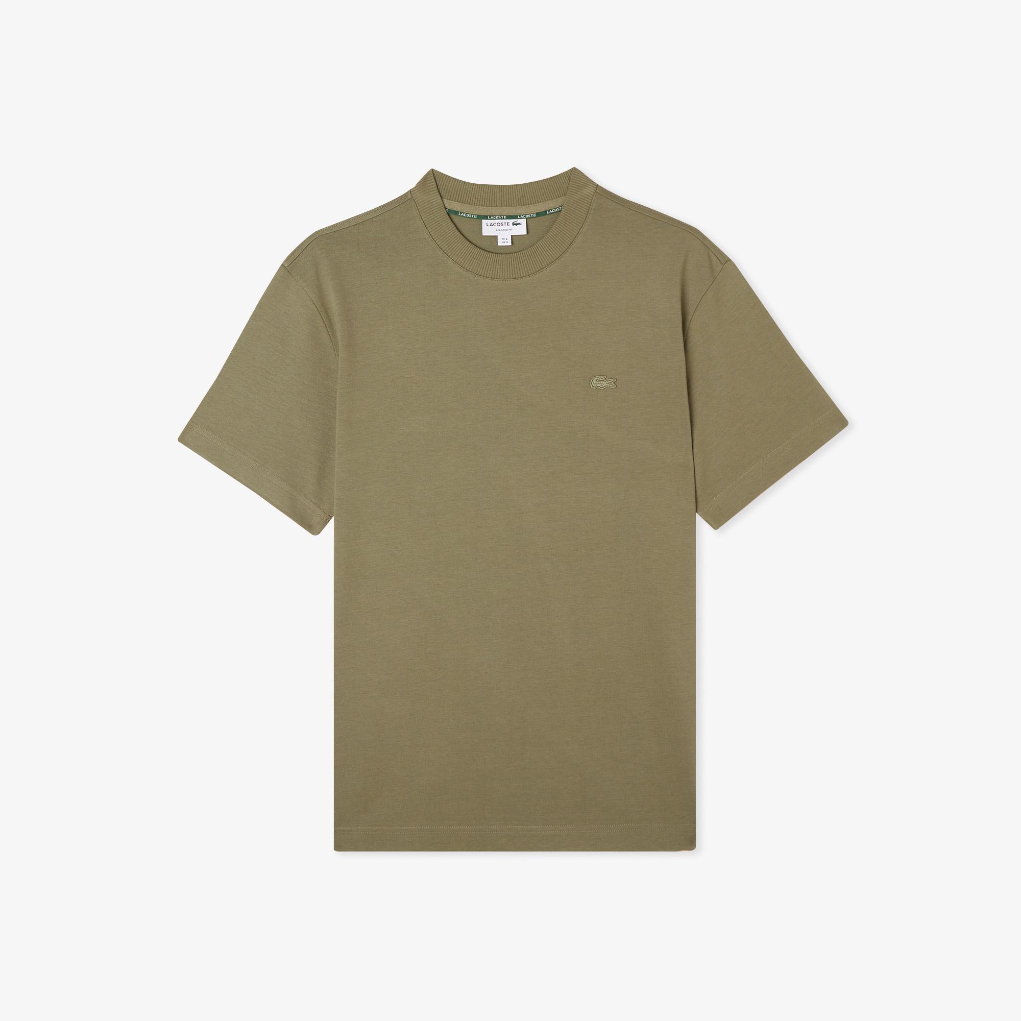 Lacoste Erkek Relaxed Fit Bisiklet Yaka Haki T-Shirt