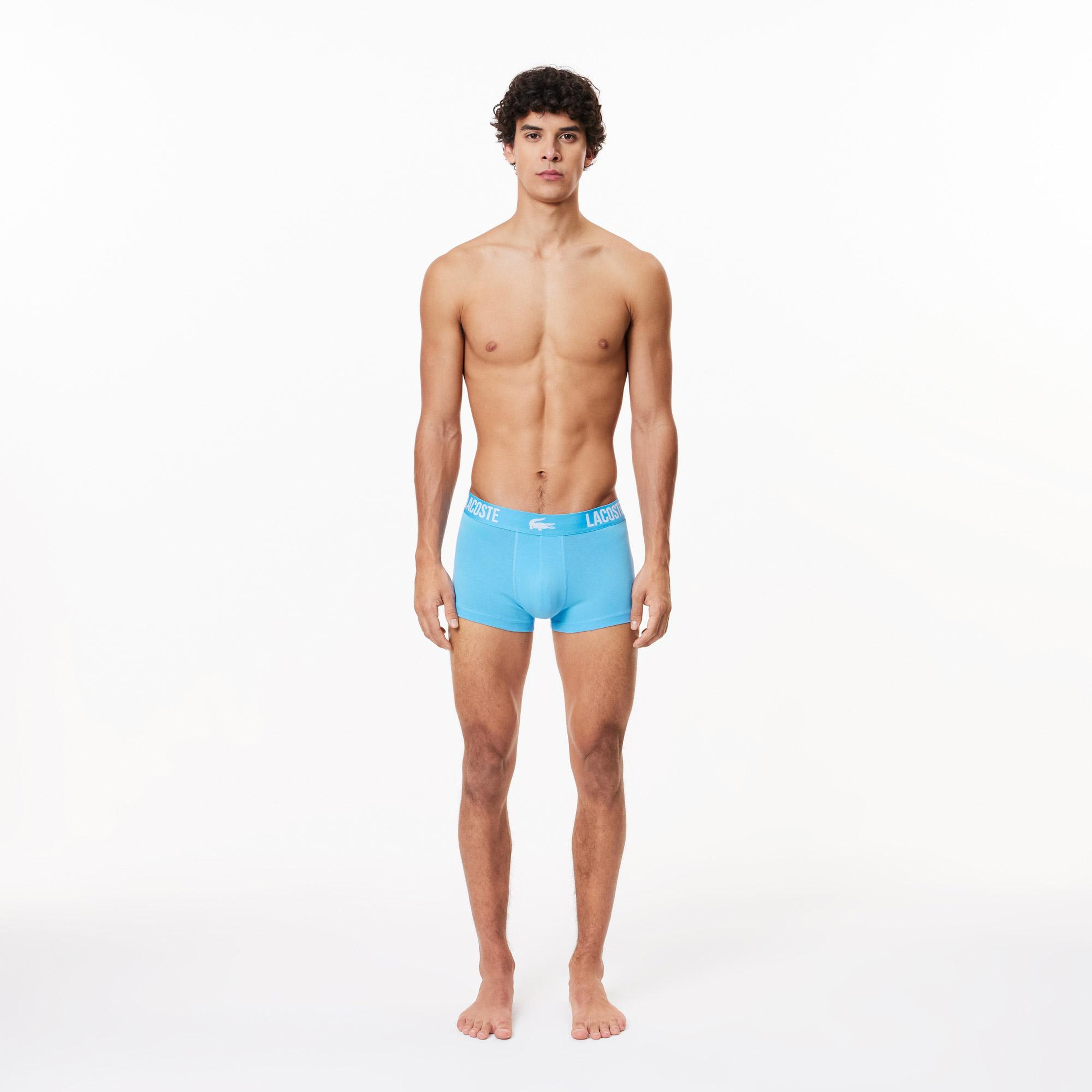 Lacoste Erkek 3'lü Renkli Boxer